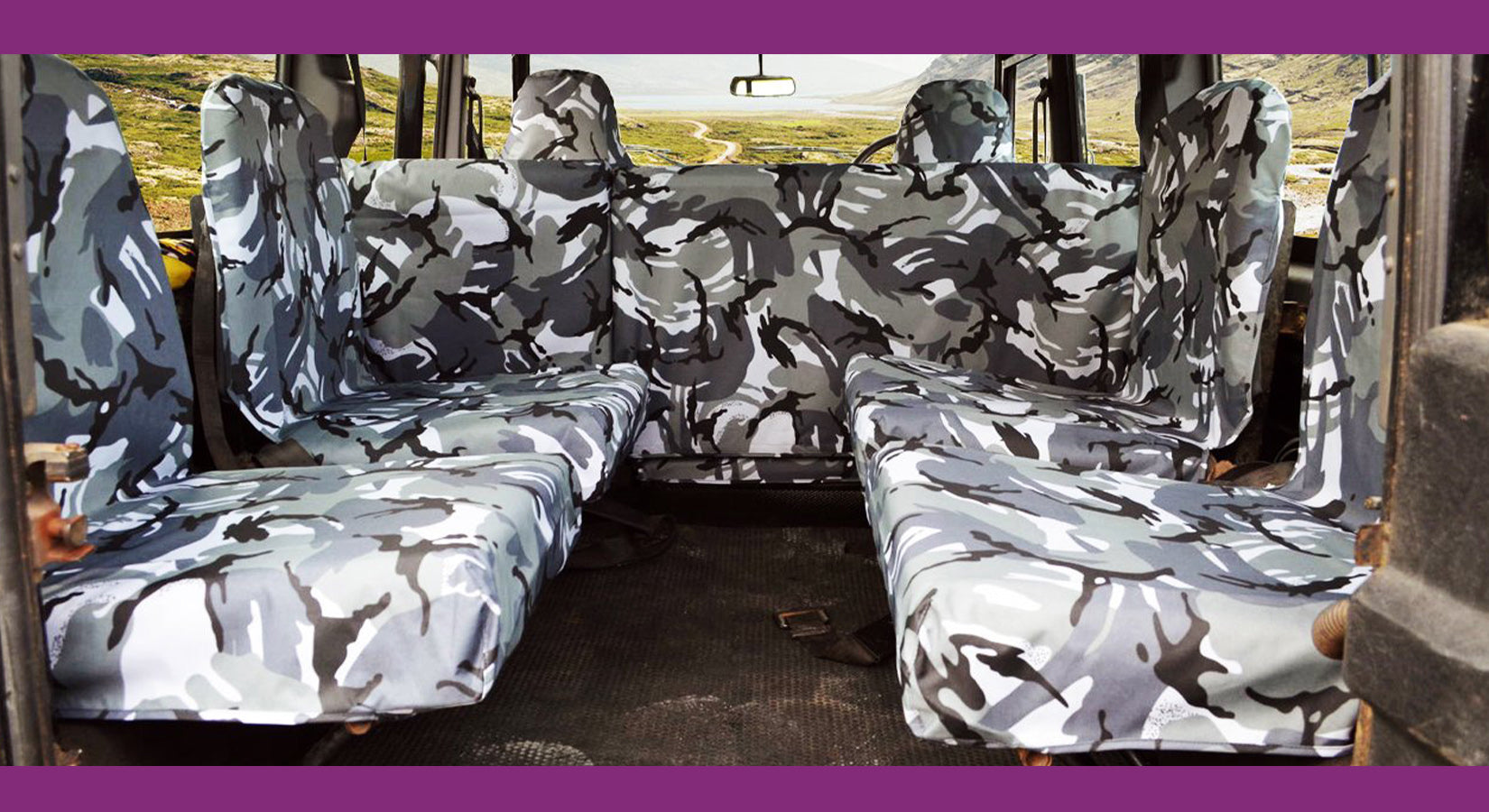 Land Rover Defender 1983 - 2007 Rear Seat Covers now listed!