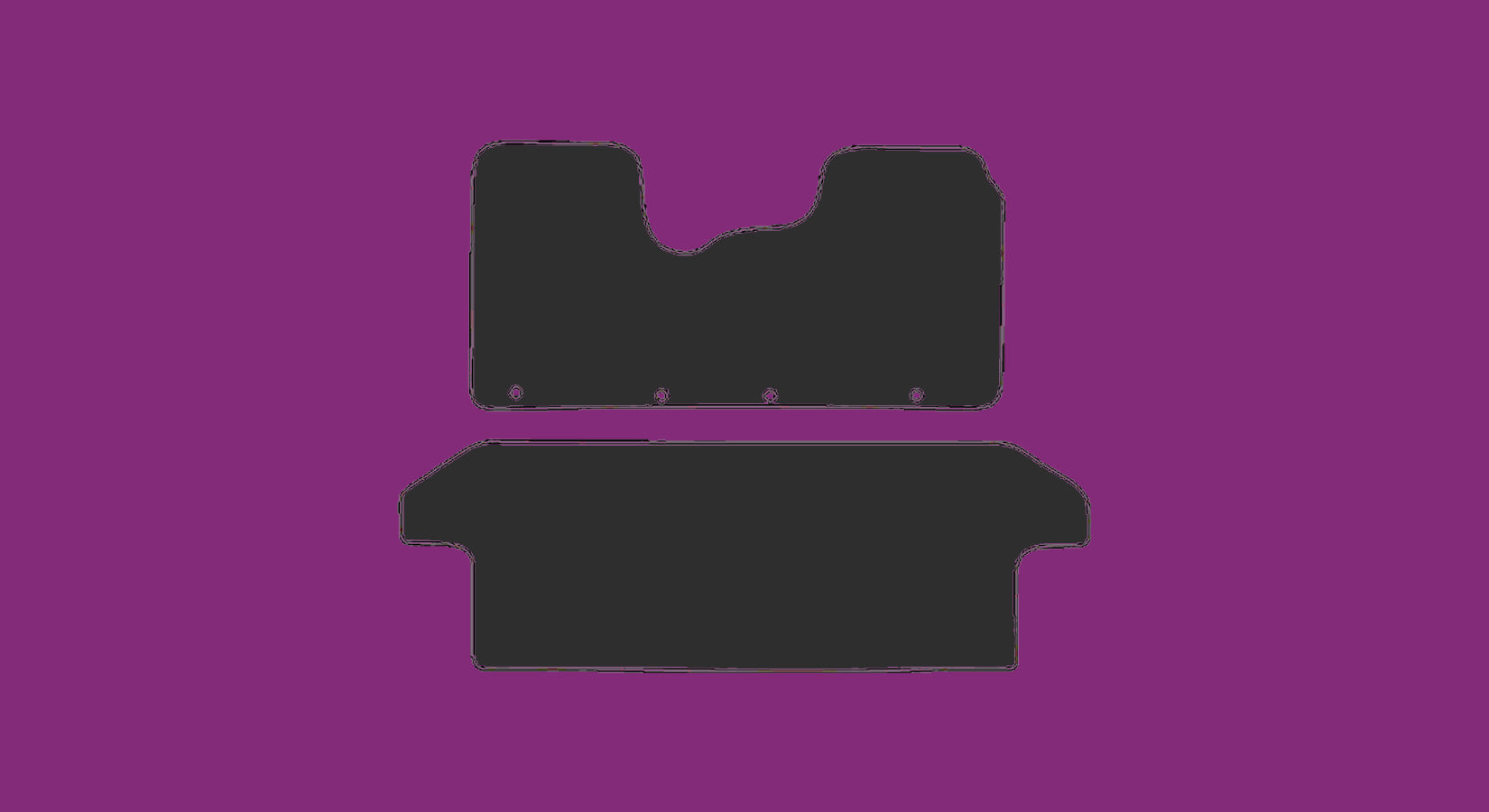 Vivaro | Trafic | Talento | NV300 Crew Cab Rubber Mats