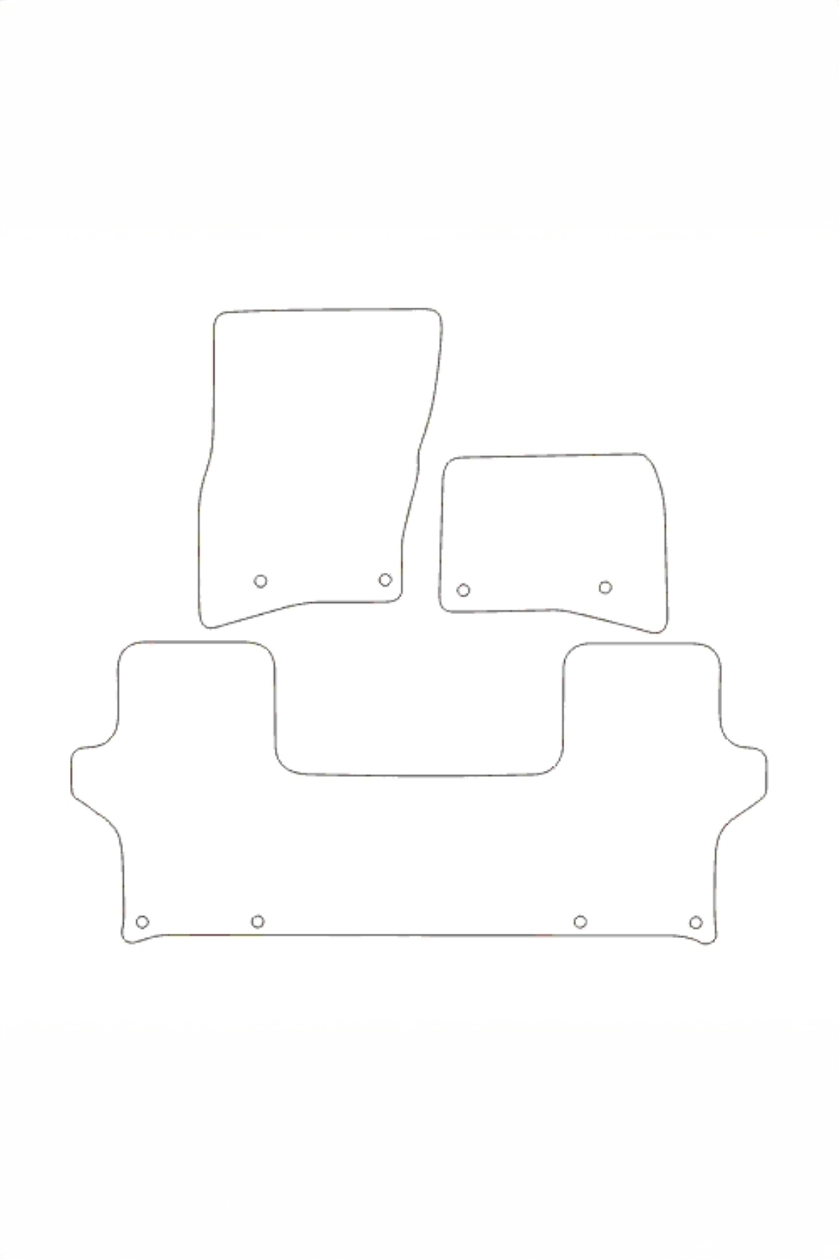 Fits Land Rover Defender 2020+ Rubber Mats