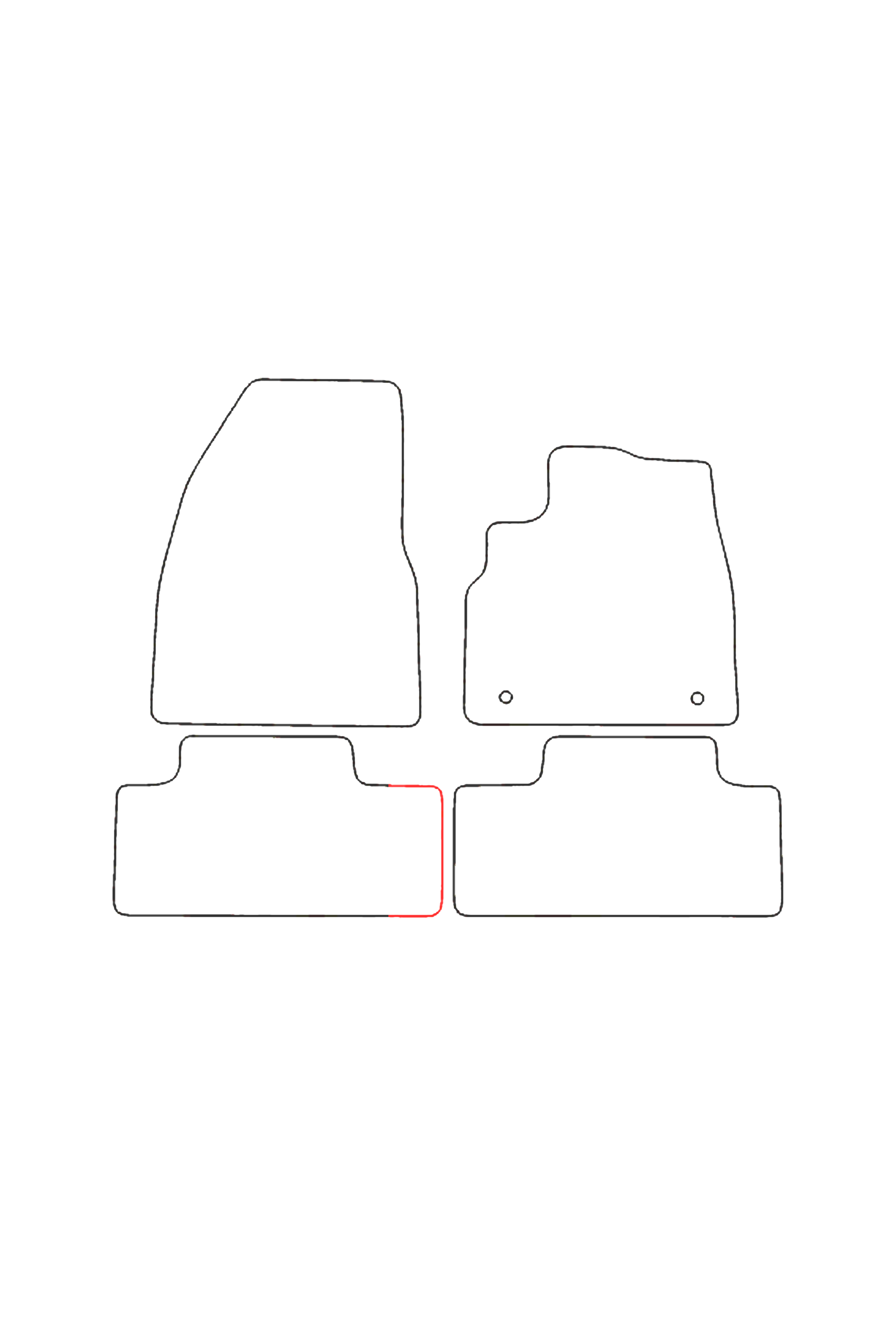 Fits VW Volkswagen ID. Buzz 2022+ Rubber Mats