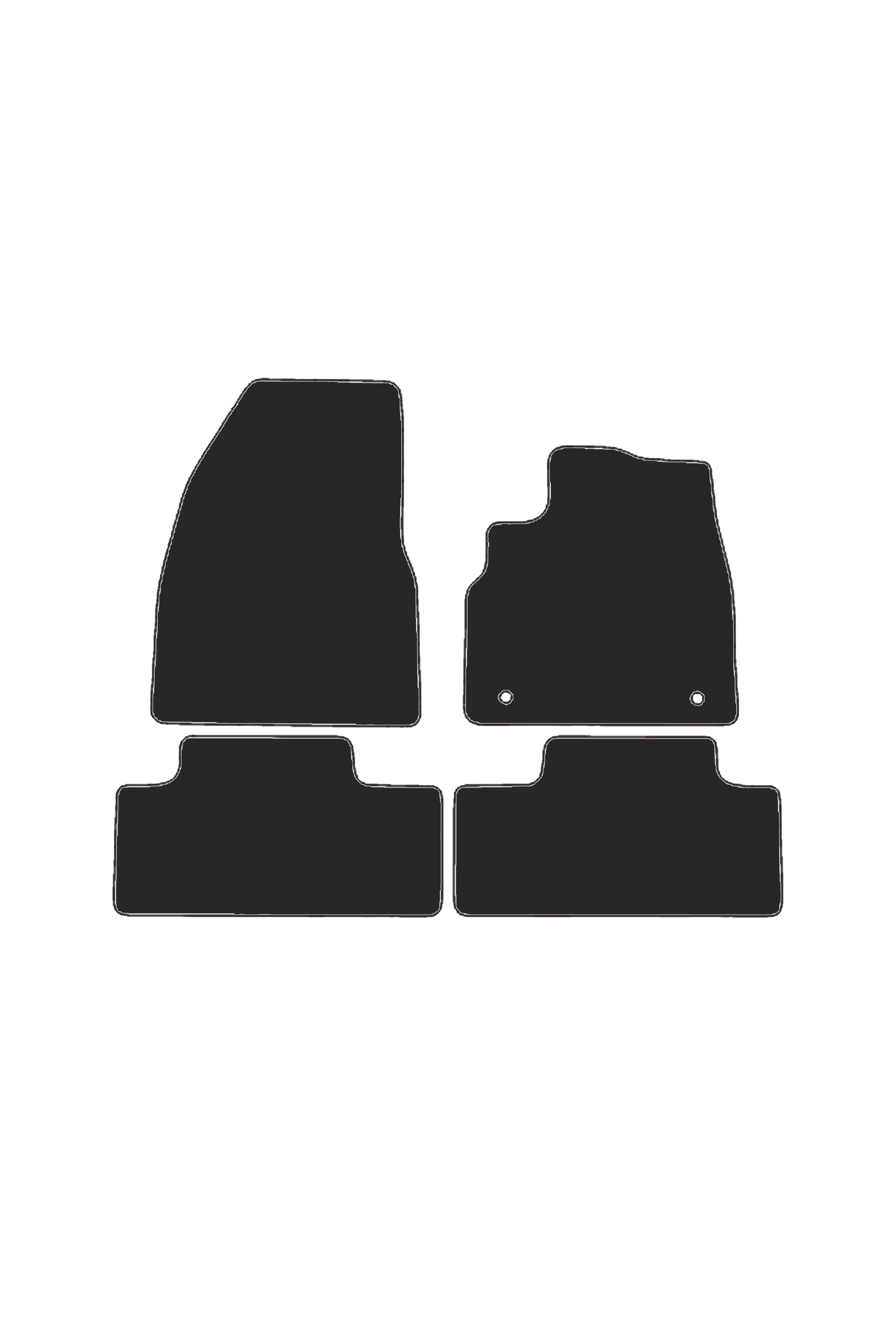 Fits VW Volkswagen ID. Buzz 2022+ Rubber Mats