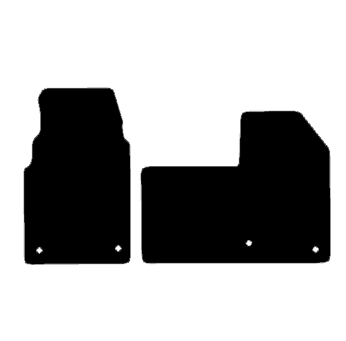 Fits Ford Transit Custom 2023+ Front Rubber Mats