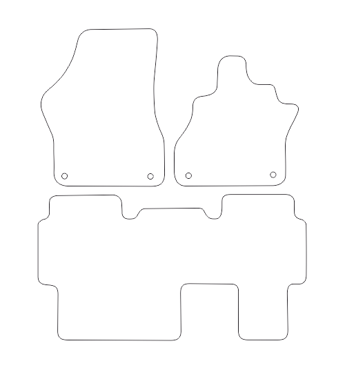 Fits VW ID.Buzz 2022+ 5-Seater Front & Rear Rubber Mats