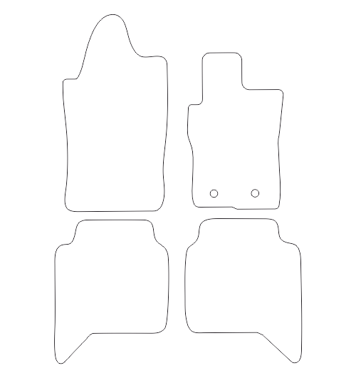 Fits VW Volkswagen Amarok 2022+ Rubber Mats