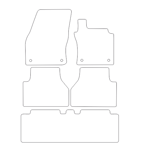 Fits VW Volkswagen Caddy 2021+ Rubber Mats