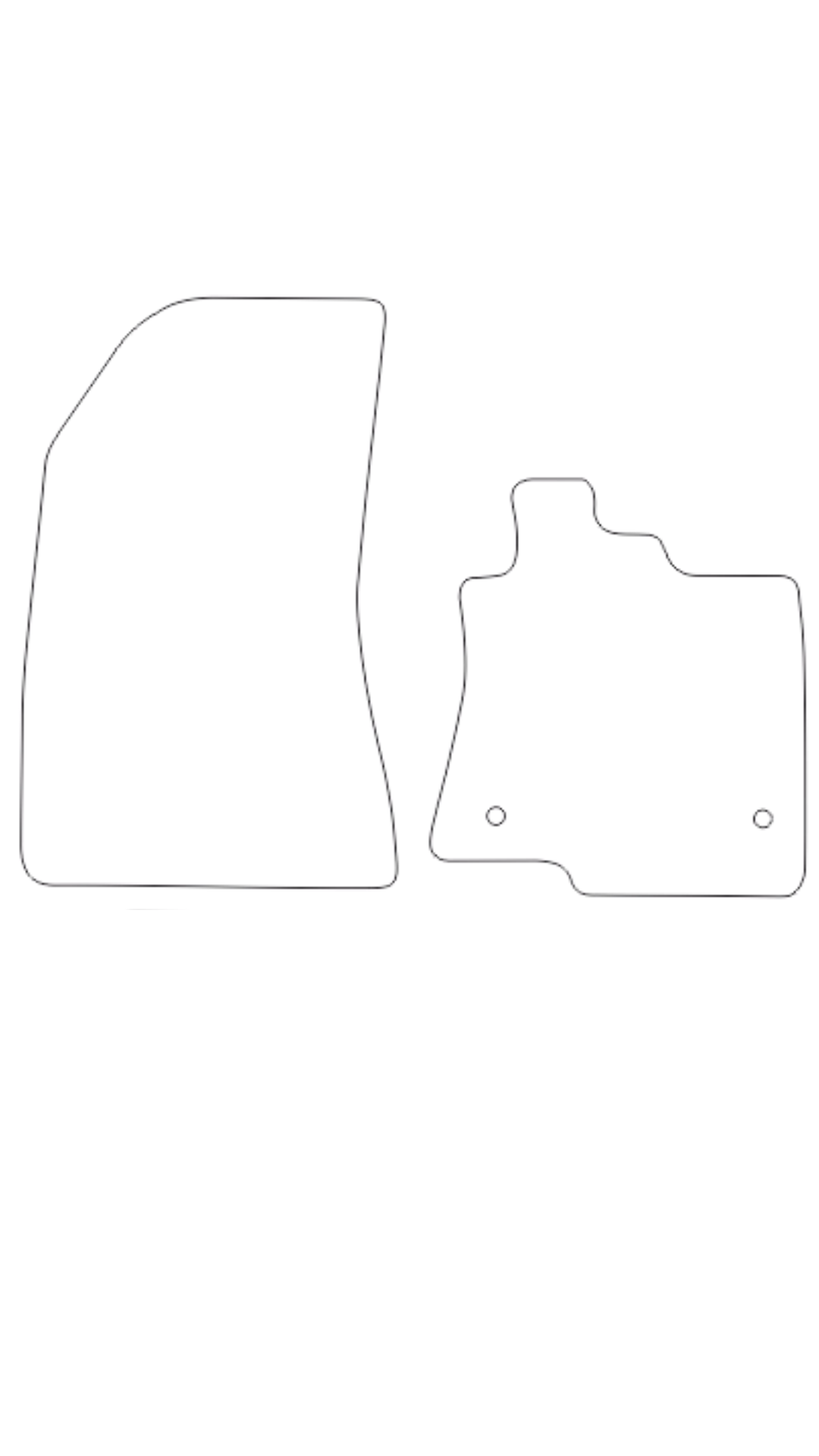 Fits Dacia Duster 2024+ ECO G+ Hybrid Rubber Mats