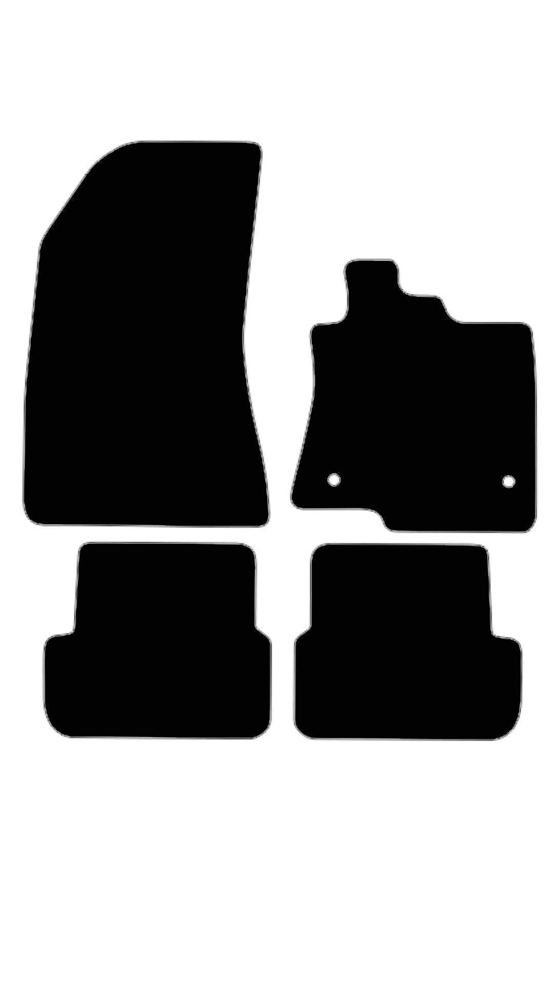 Fits Dacia Duster 2024+ ECO G+ Hybrid Rubber Mats