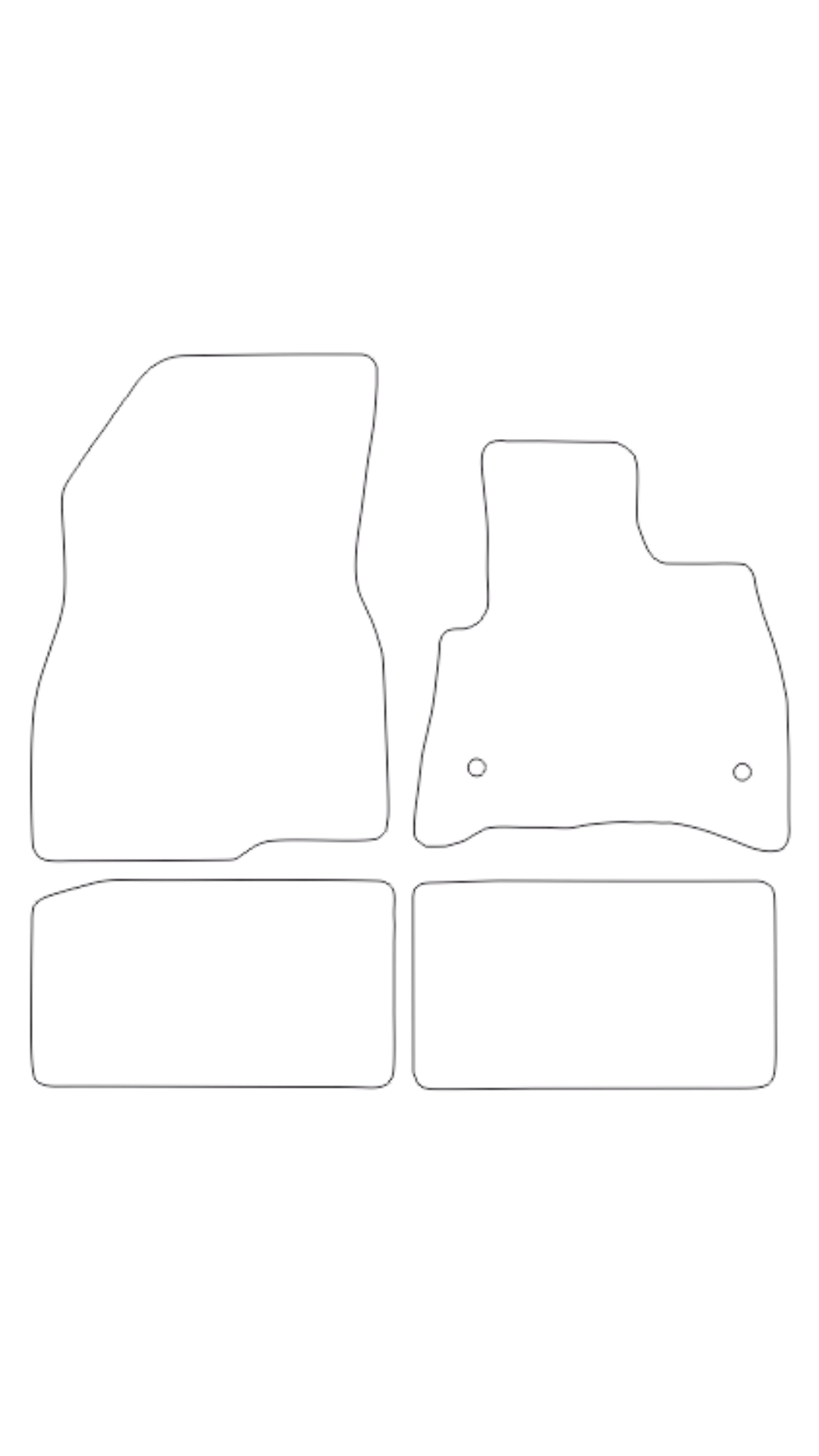 Fits Dacia Duster 2024+TCE 130 Mild Hybrid Rubber Mats