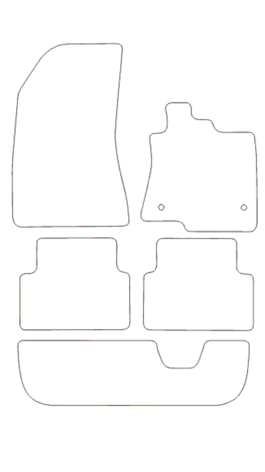 Fits Dacia Jogger 2021+ Rubber Mats