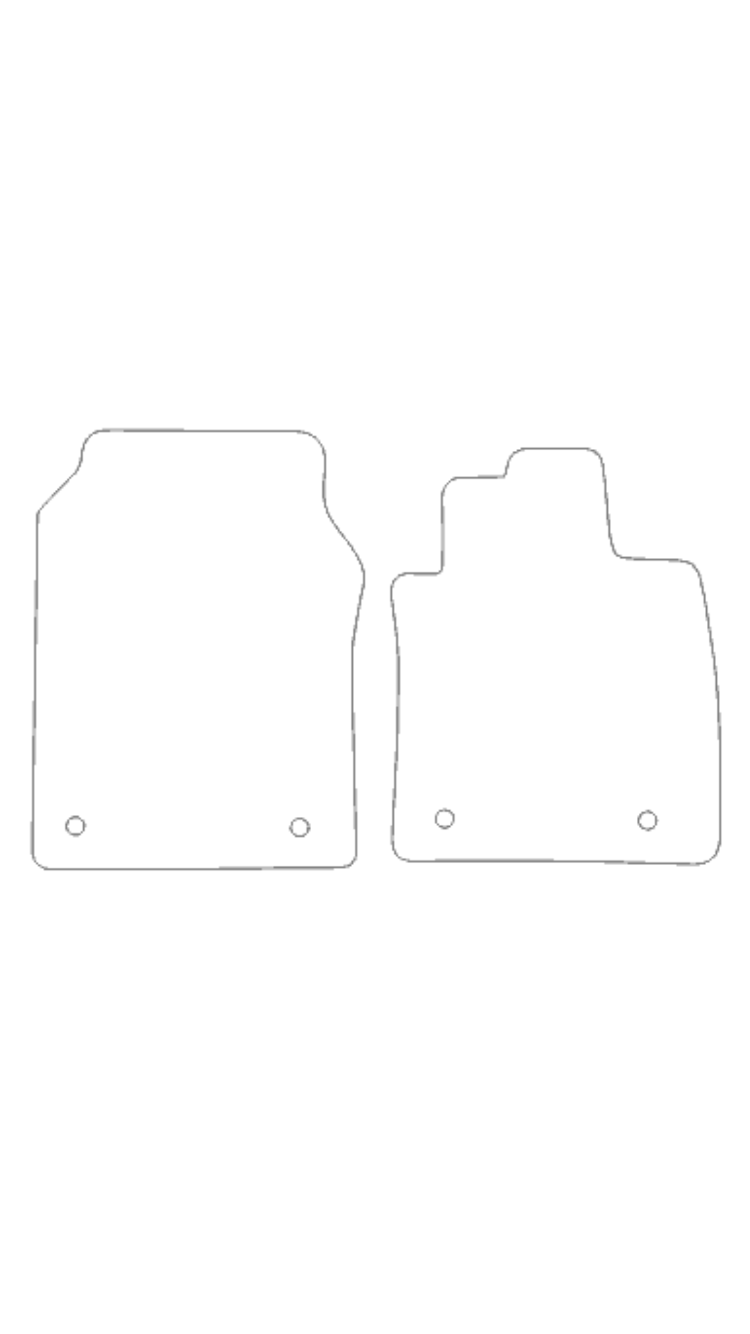 Fits Ford Courier 2023+ Rubber Mats