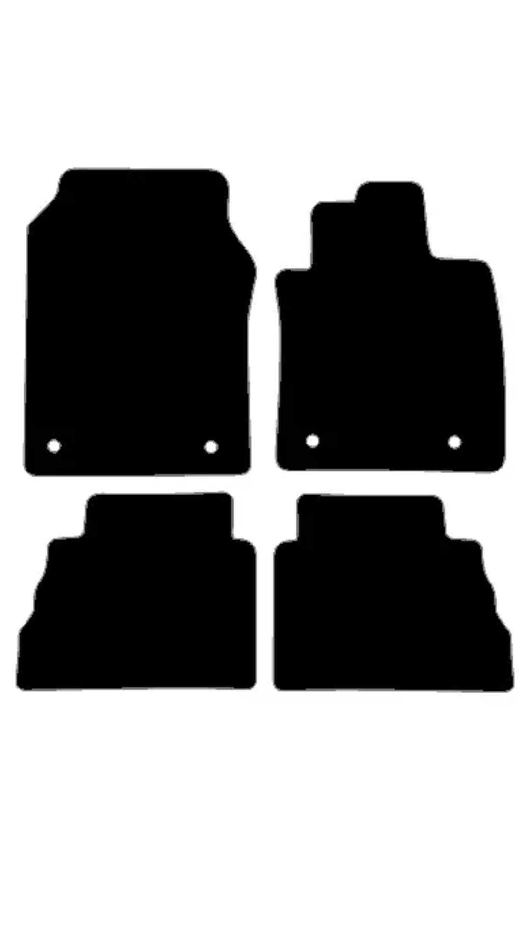 Fits Ford Courier 2023+ Rubber Mats