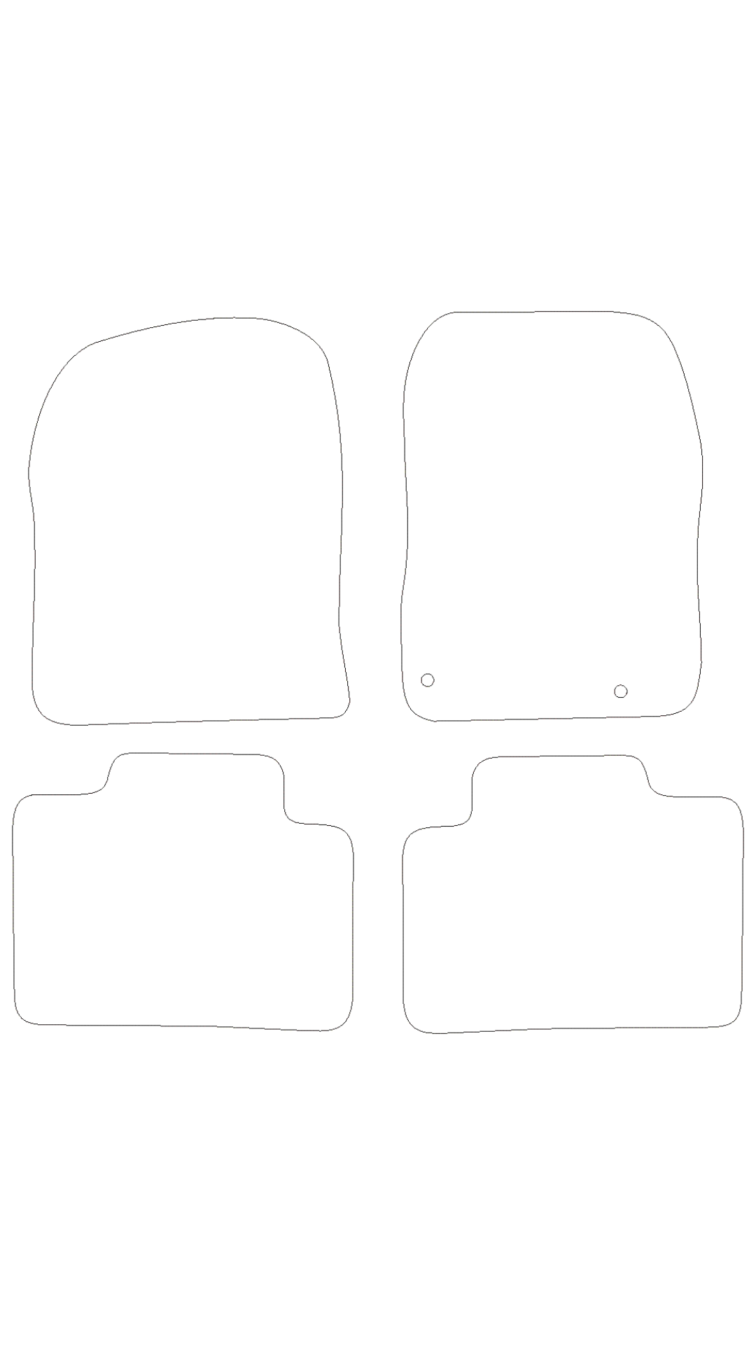 Fits Great Wall Steed 2012+ Rubber Mats