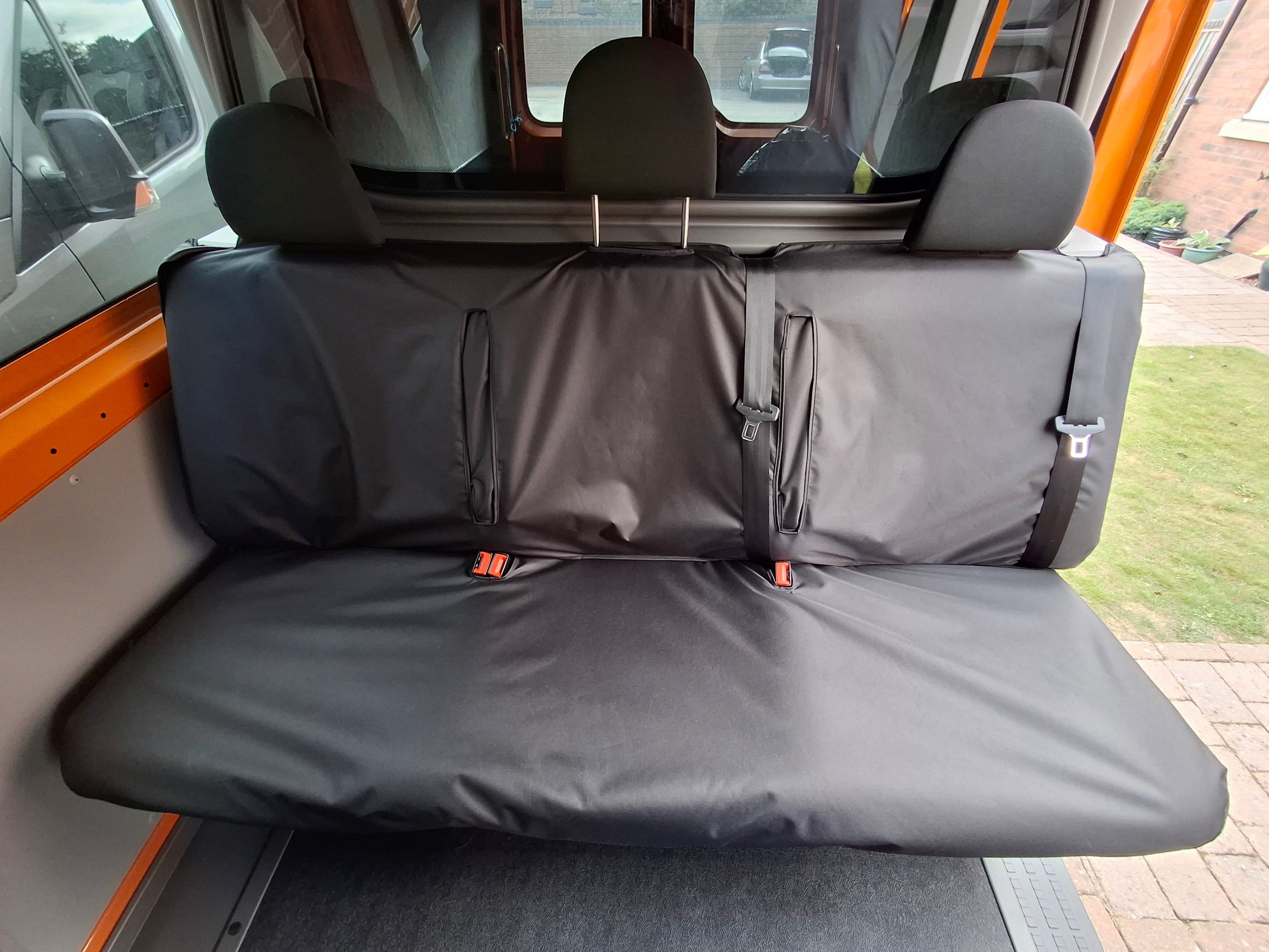 Fits VW Volkswagen Crafter 2017+ Crew Cab Rear Seat Covers