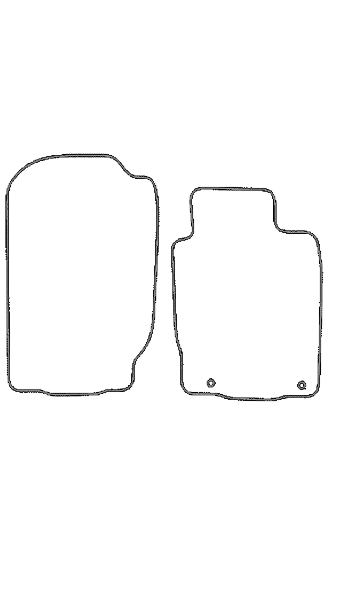 Fits Fiat Fullback 2016+ Rubber Mats