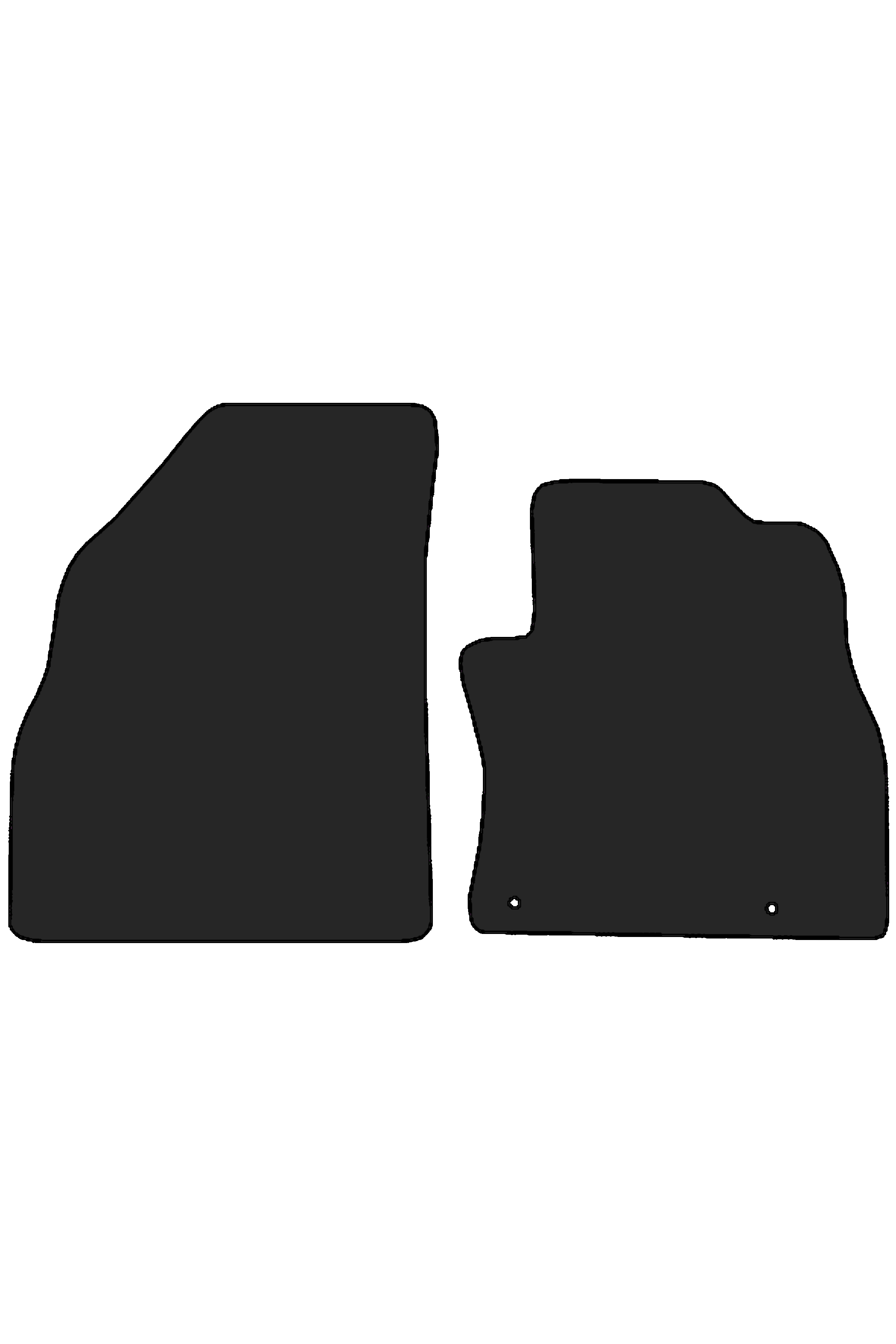 Fits Citroen Nemo 2008+ Front Rubber Mats