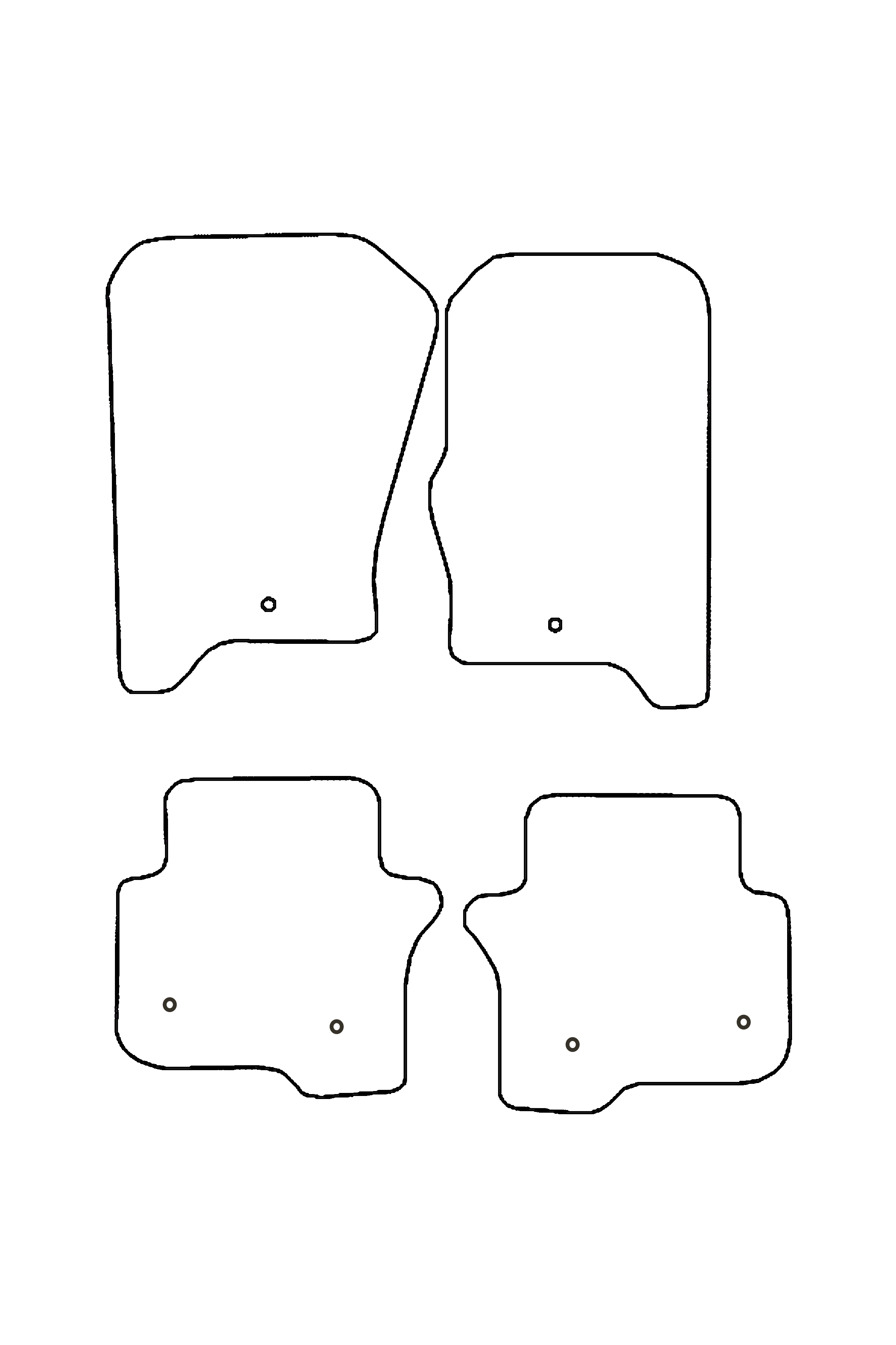 Fits Land Rover Discovery Series 4 Rubber Mats