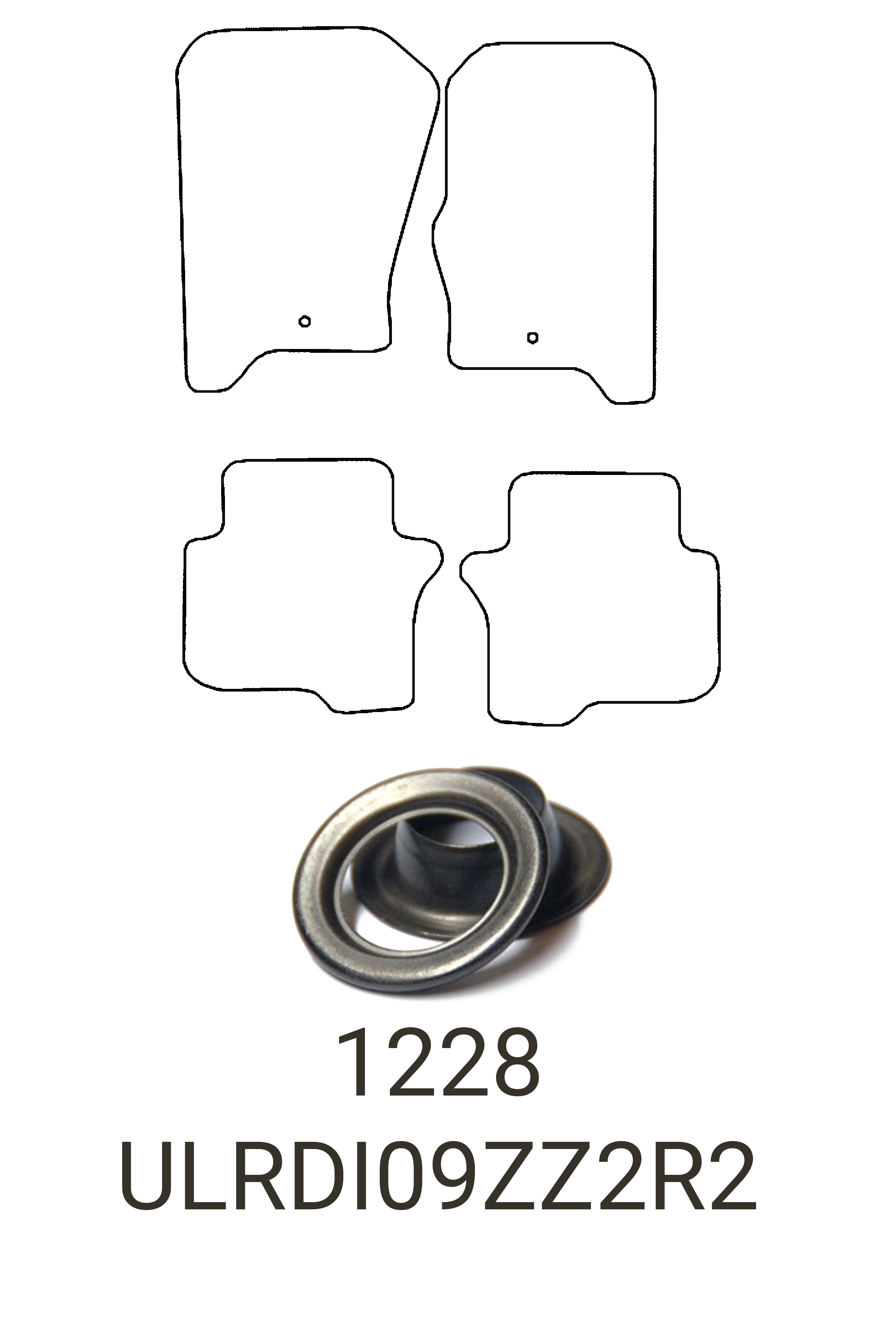 Fits Land Rover Discovery Series 4 Rubber Mats