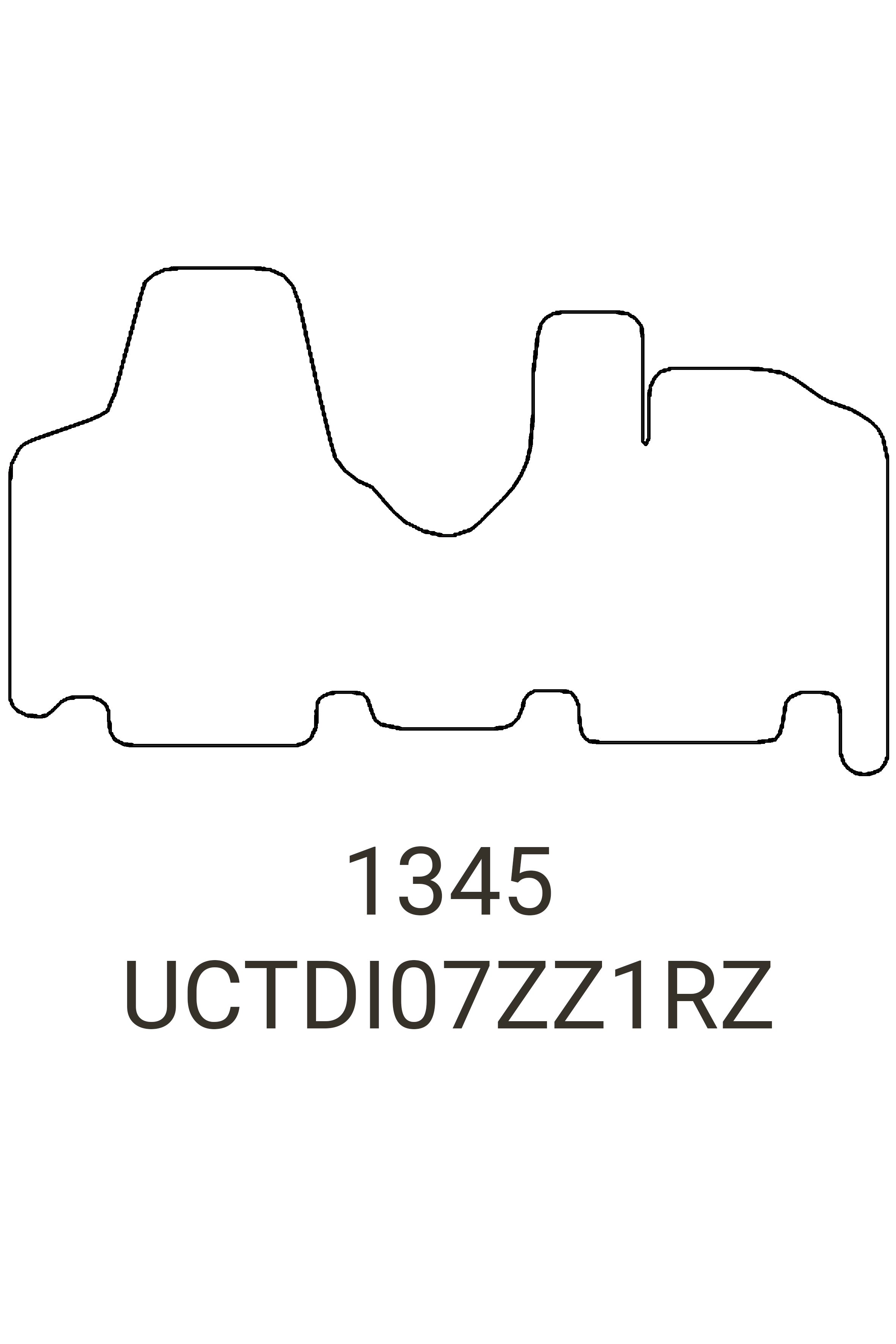 Fits Citroen Dispatch 2007-2016 Front Rubber Mat