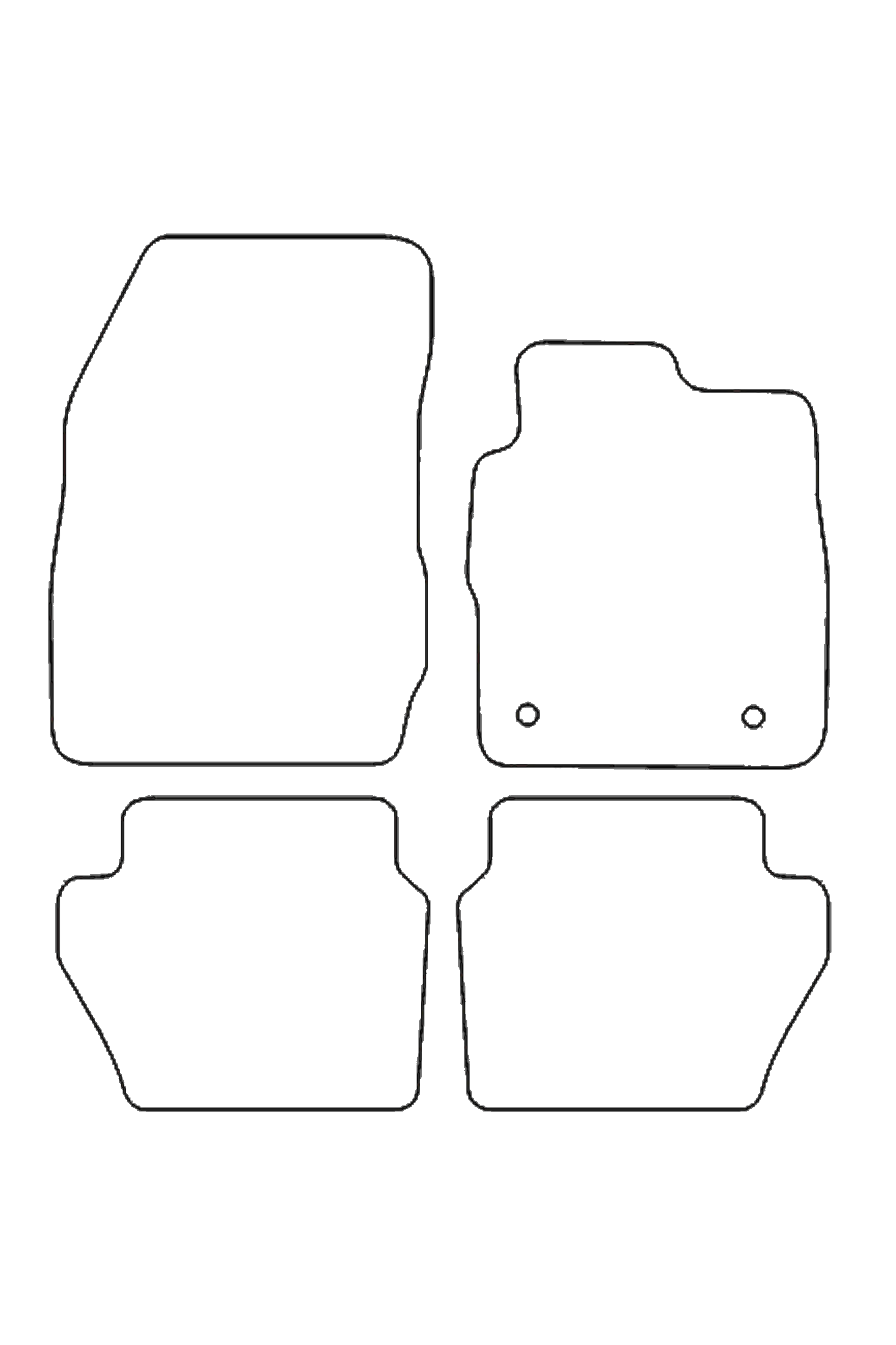 Fits Ford Fiesta 2008-2018 Rubber Mats