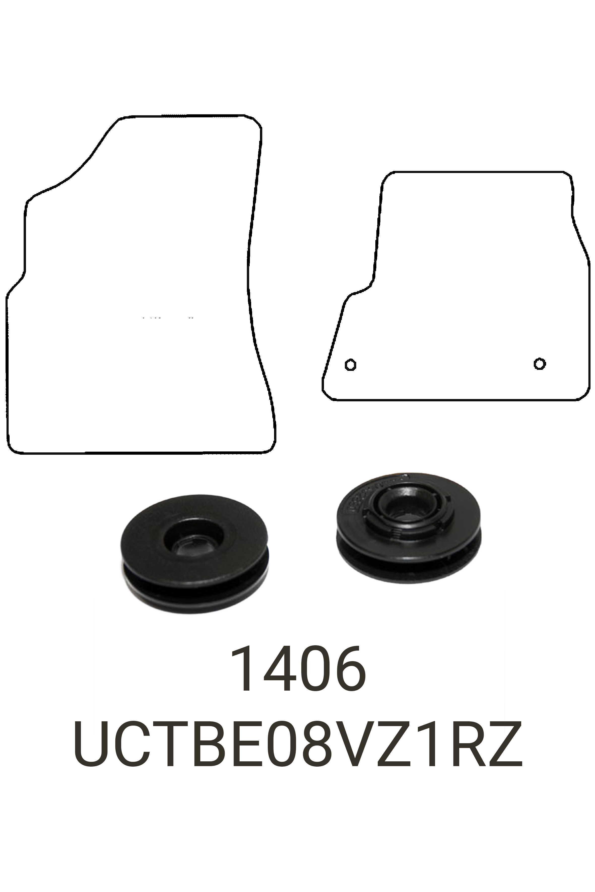 Fits Citroen Berlingo 2008-2018 Rubber Mats