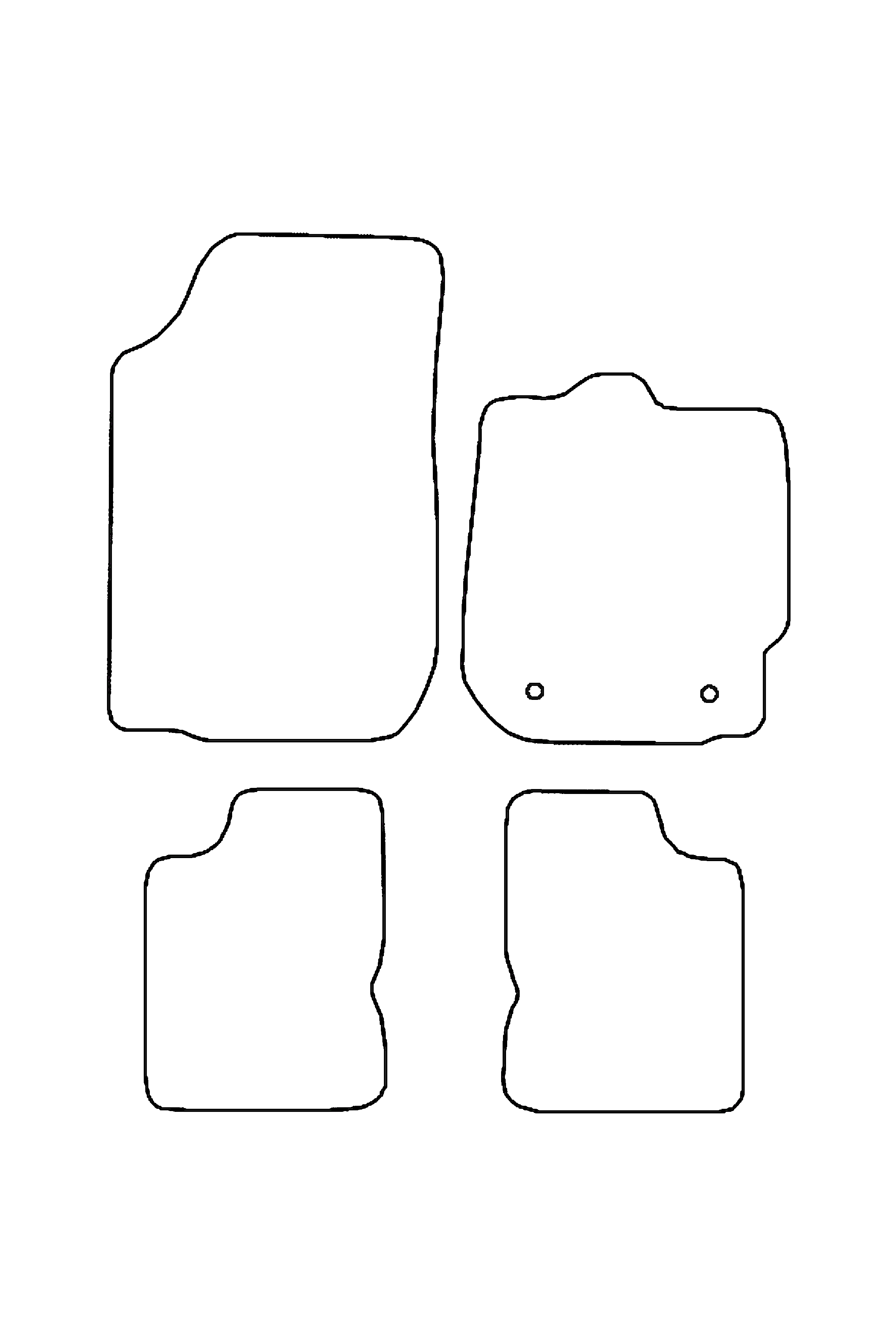 Fits Dacia Duster 2013-2018 Rubber Mats