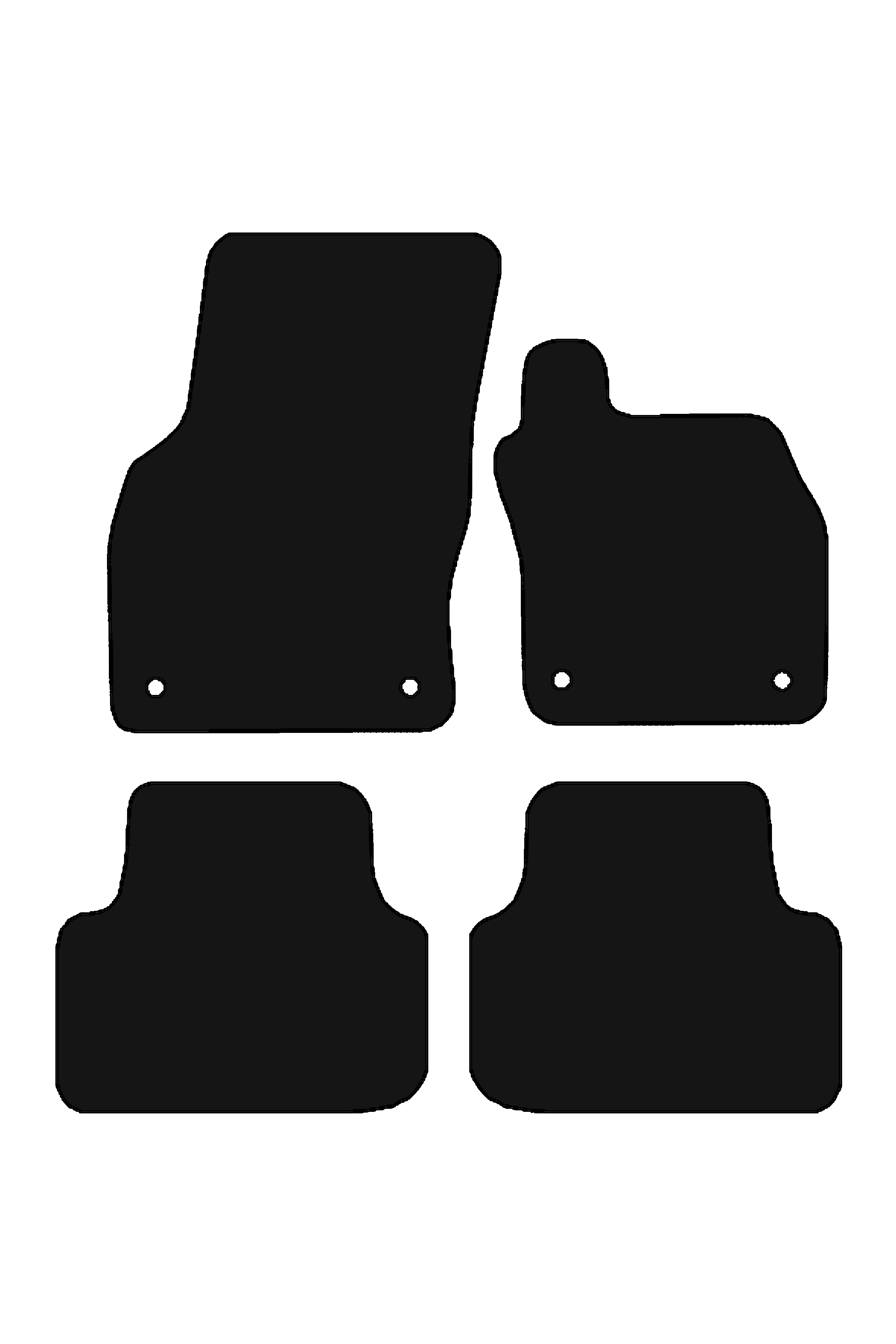 Fits Skoda Octavia 2013-2019 Rubber Mats