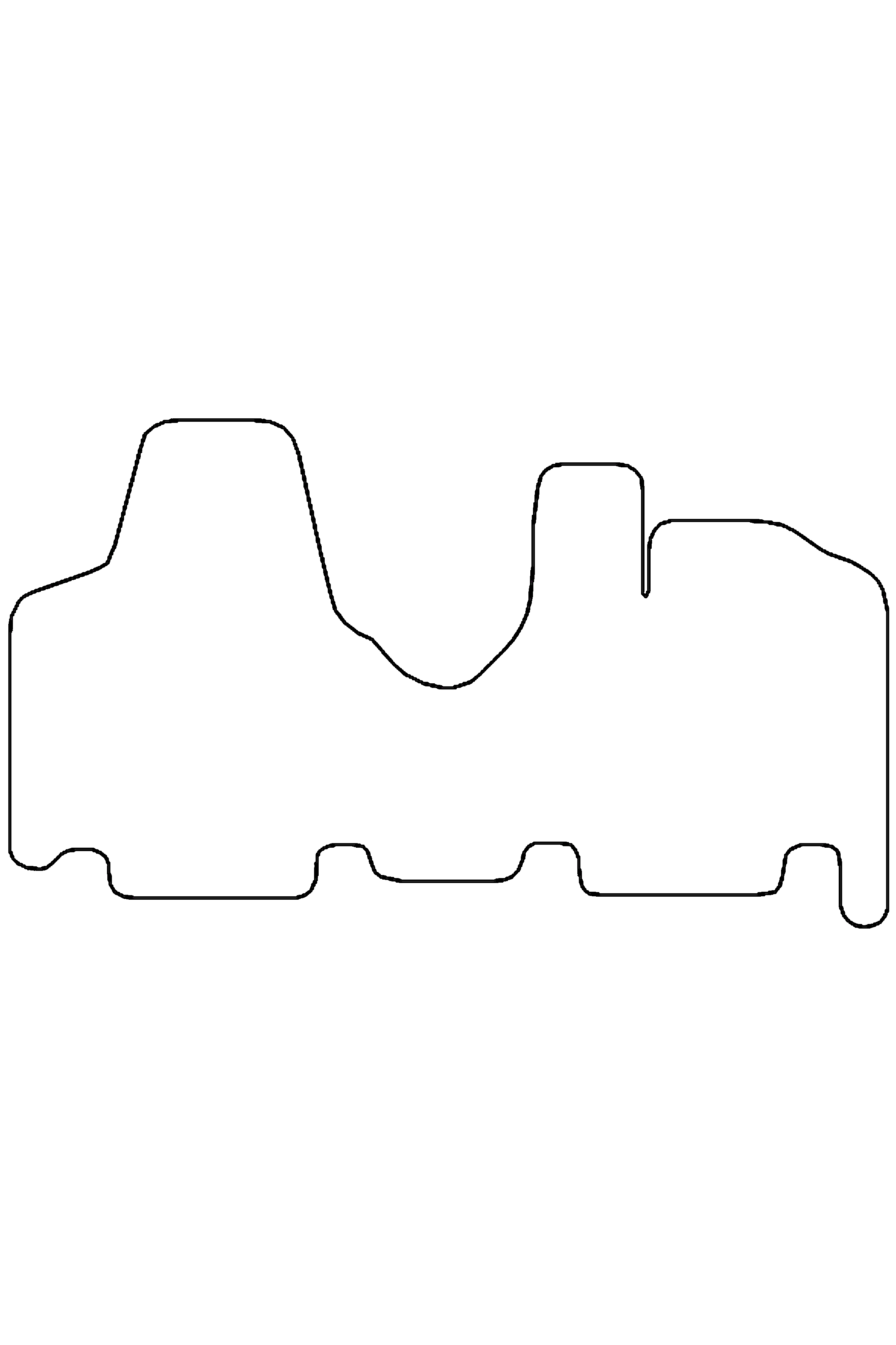 Fits Fiat Scudo 2007-2016 Front Rubber Mat