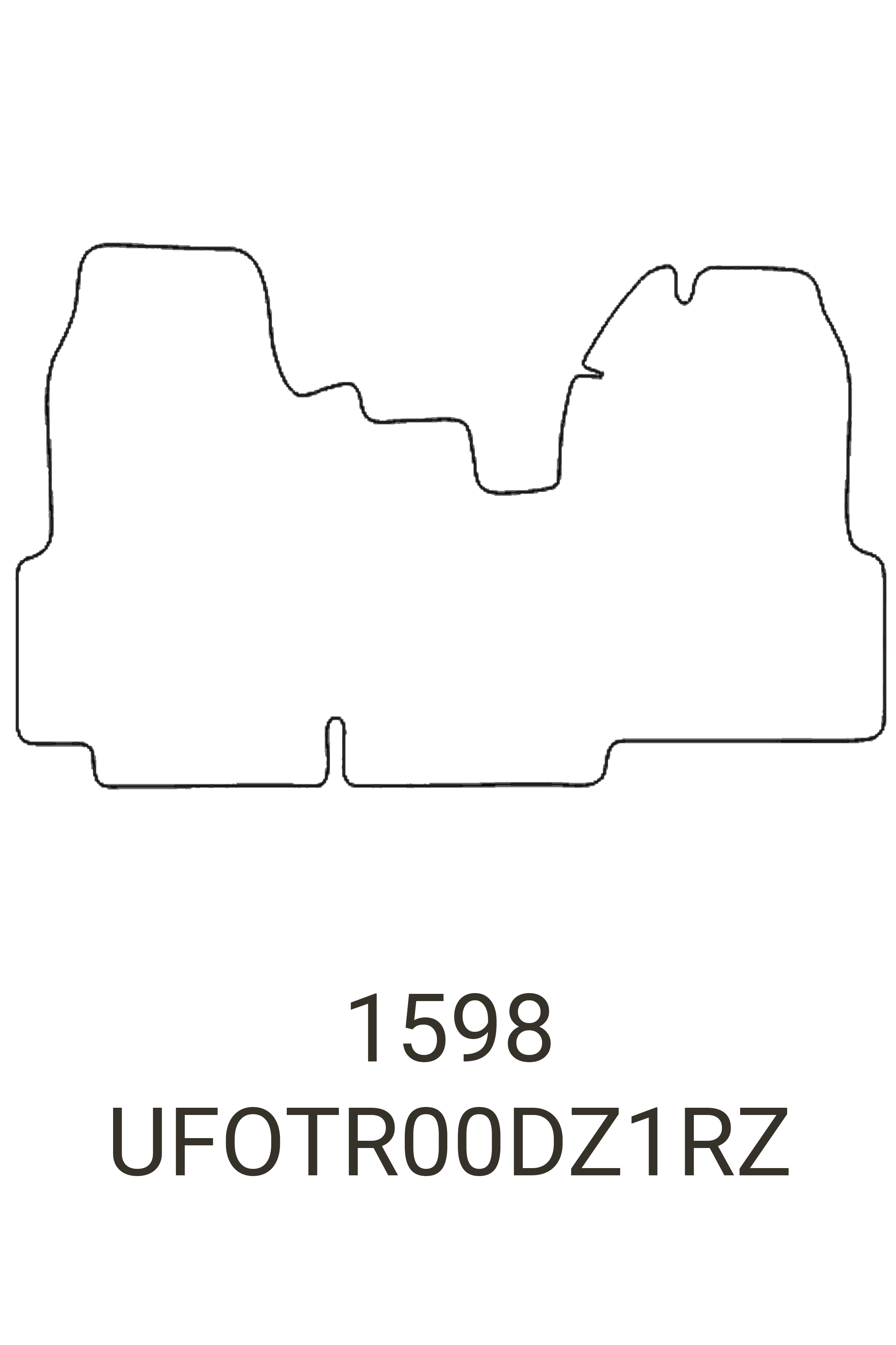 Fits Ford Transit 2000-2014 Rubber Mats