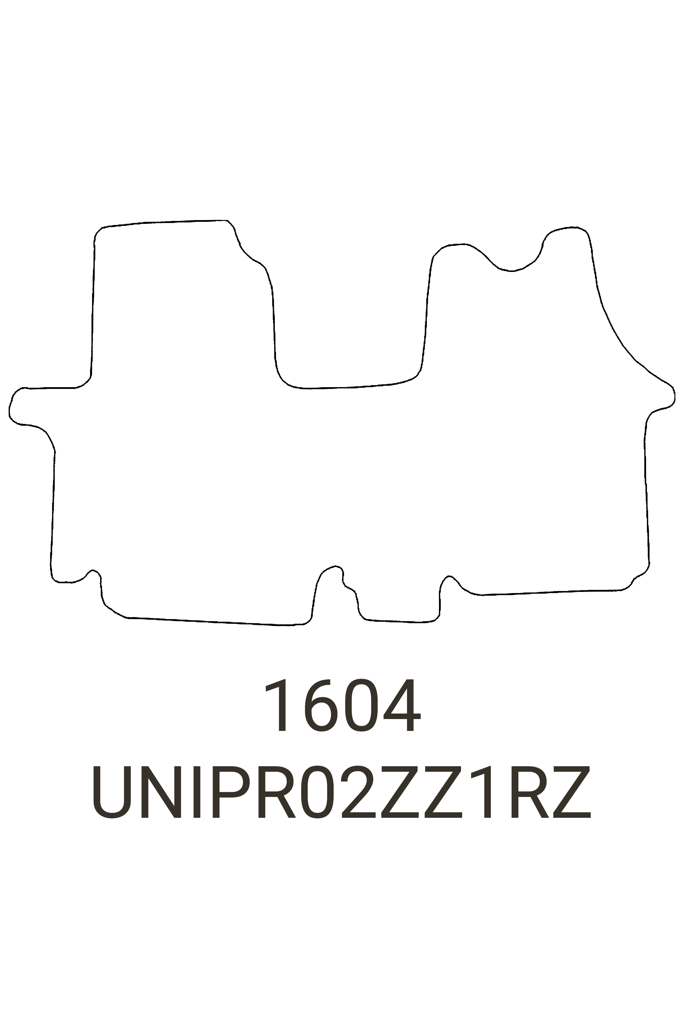 Fits Nissan Primastar 2002-2014 Front Rubber Mat