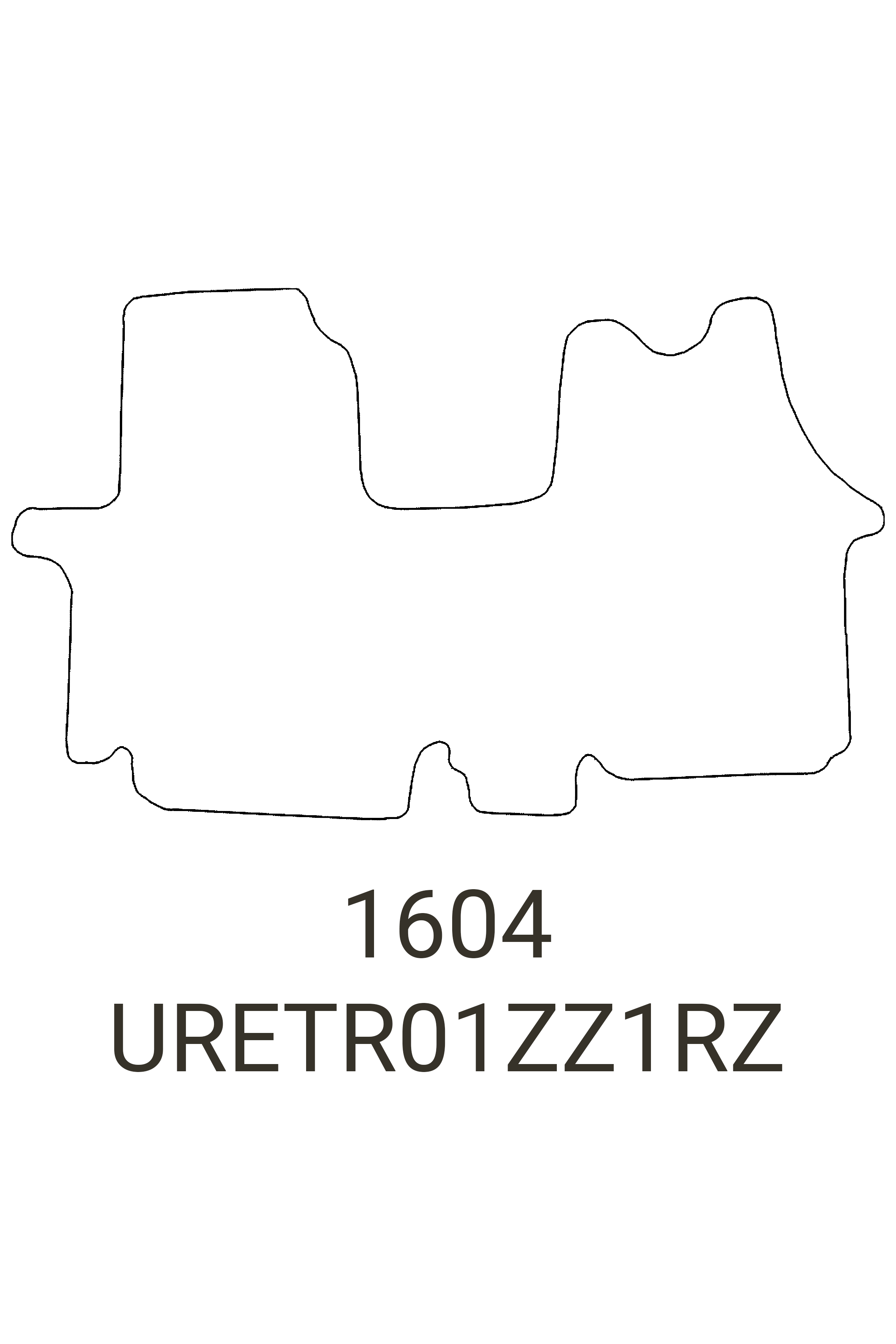 Fits Renault Trafic 2001-2014 Front Rubber Mat