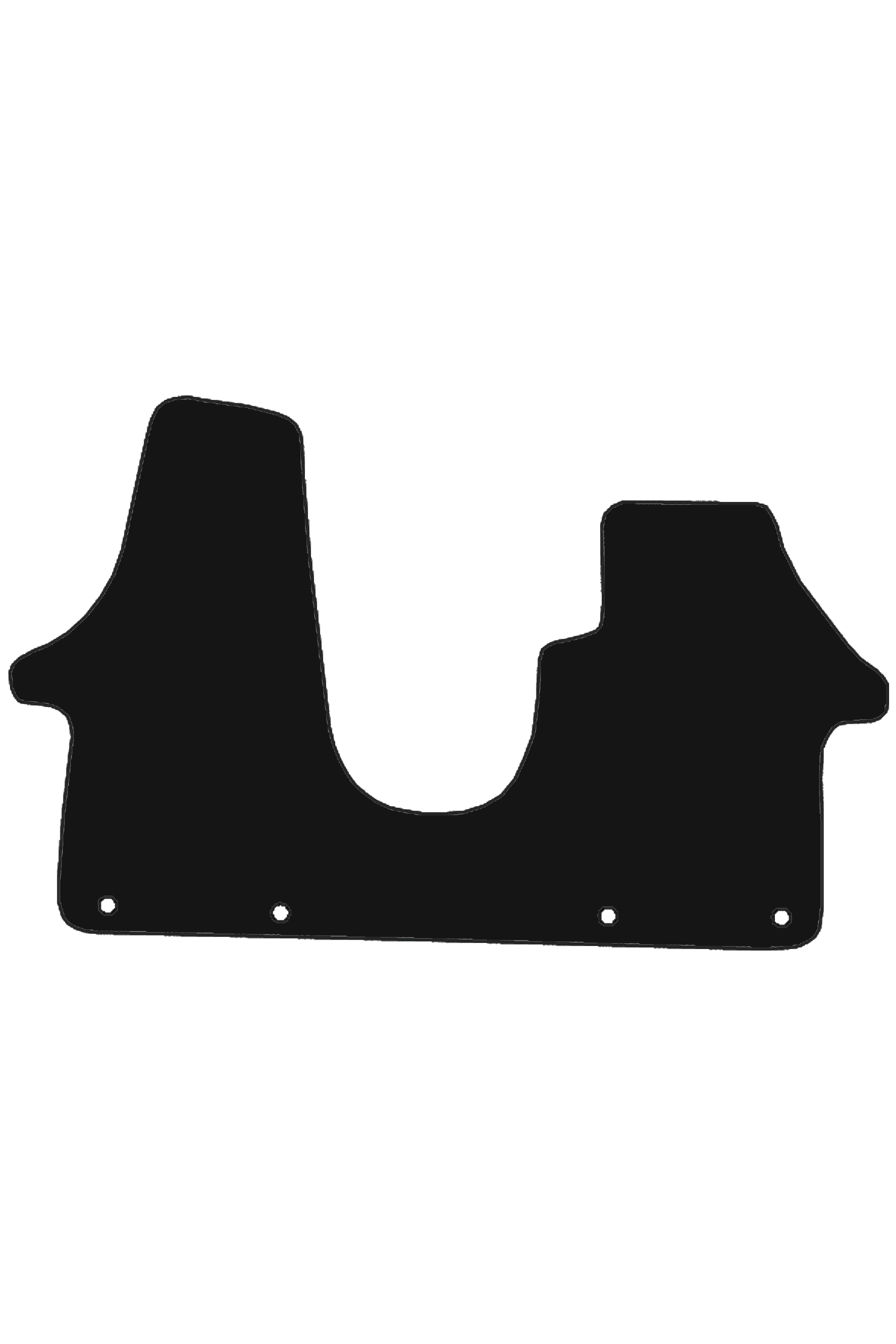 Fits VW Volkswagen T5 2003-2015 Front Rubber Mats