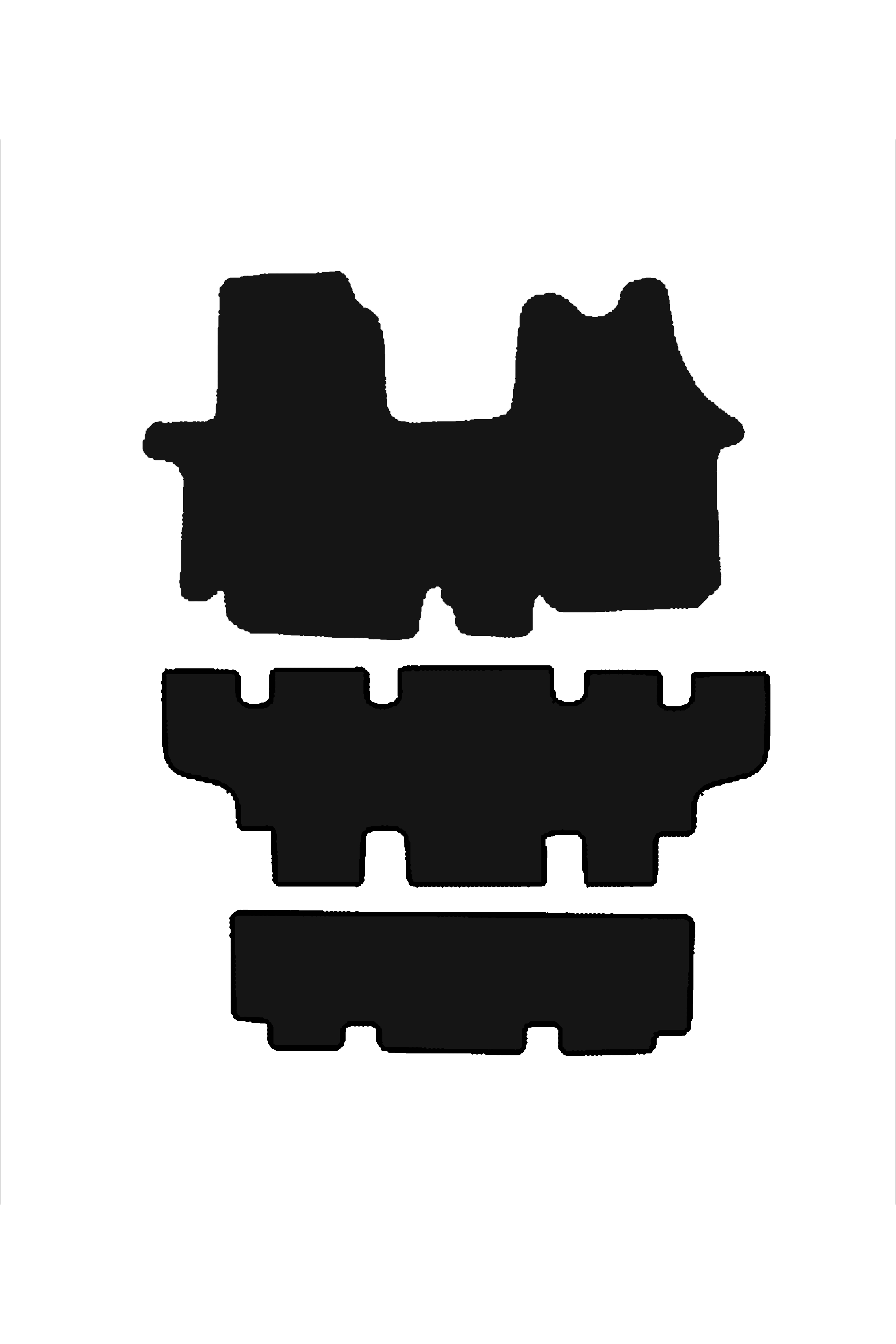 Fits Vauxhall Vivaro Combi 2001-2014 Rubber Mats