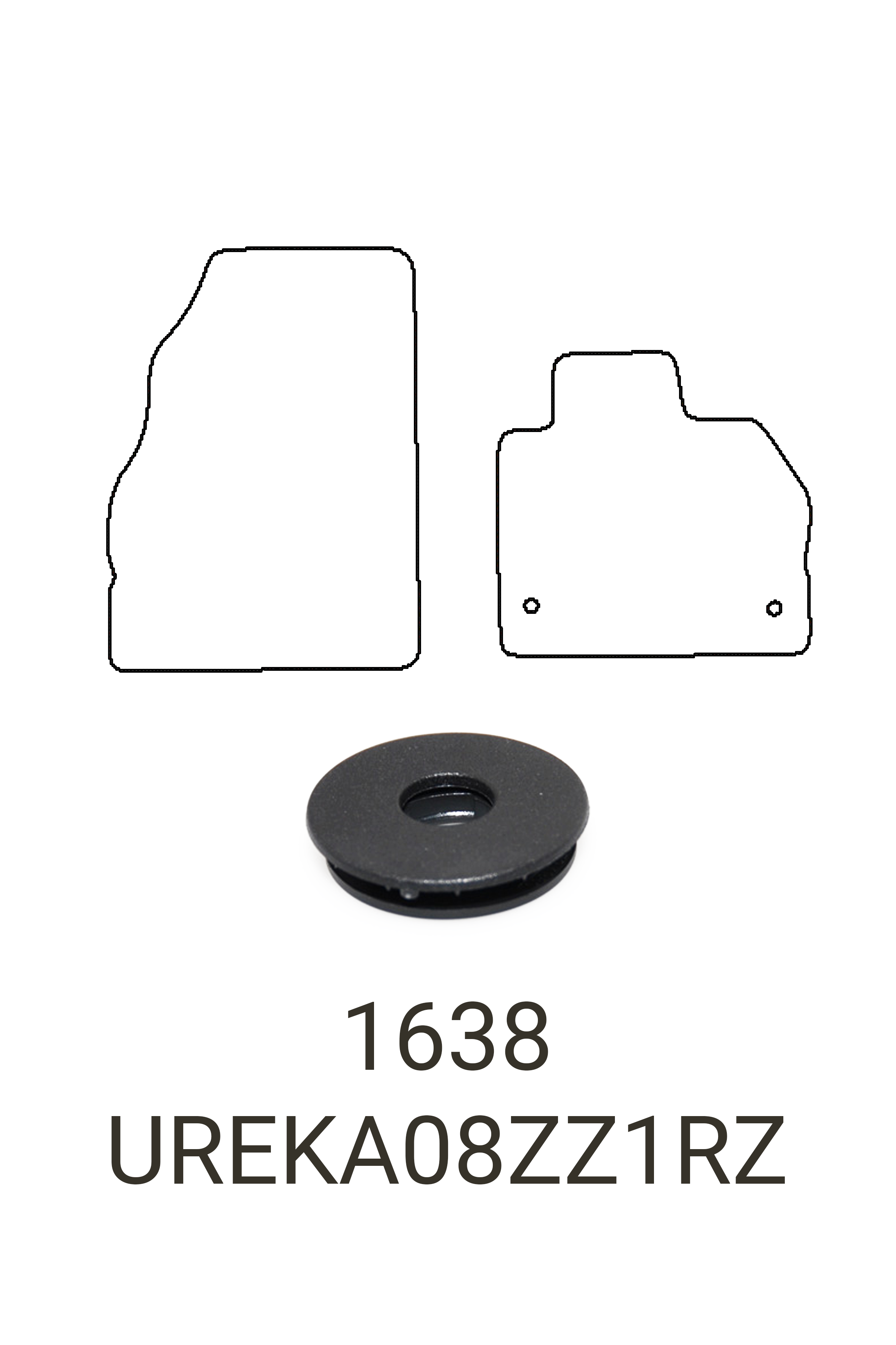 Fits Renault Kangoo 2008-2022 Rubber Mats