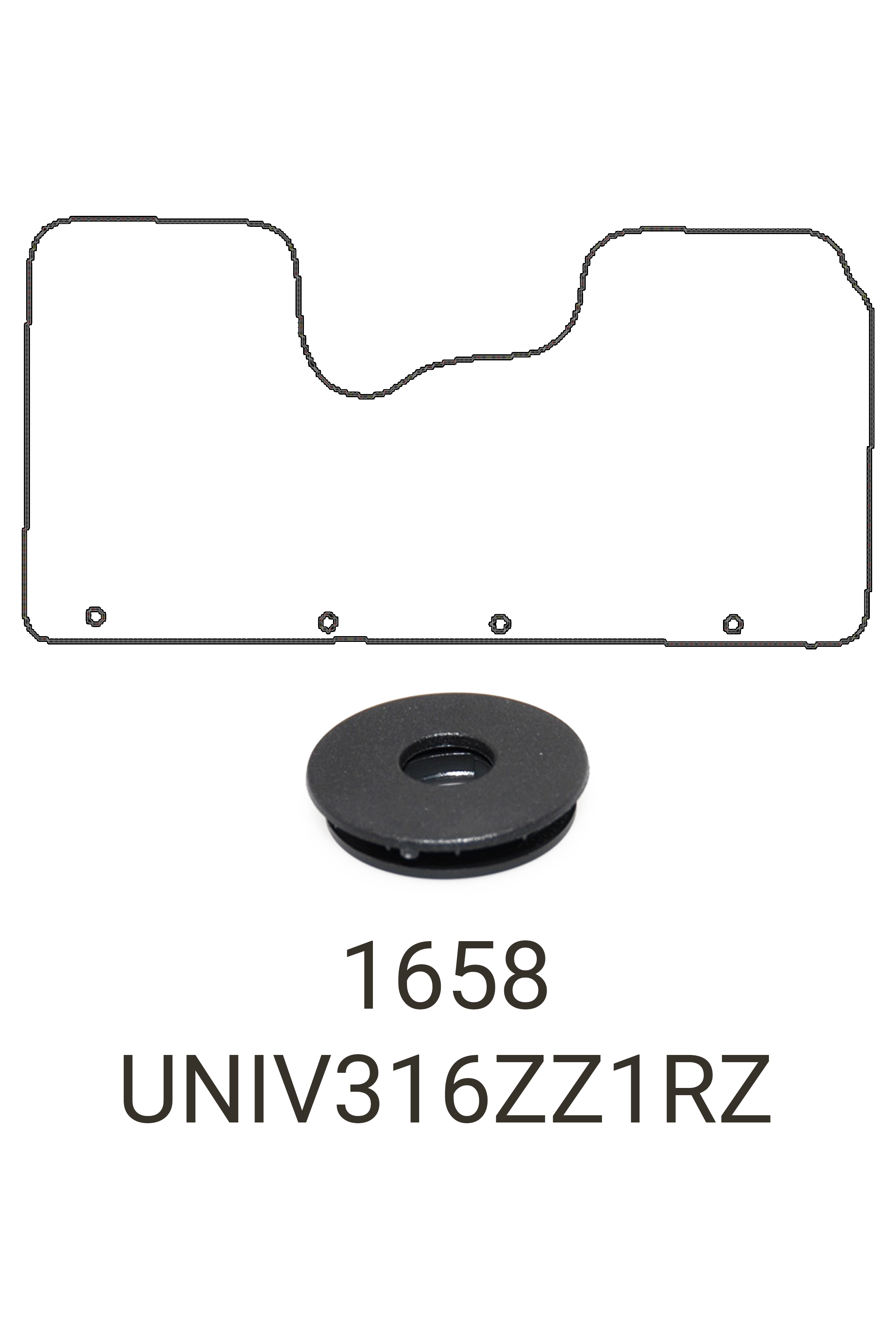 Nissan NV300 2016-2022 Tailored Front Rubber Mat
