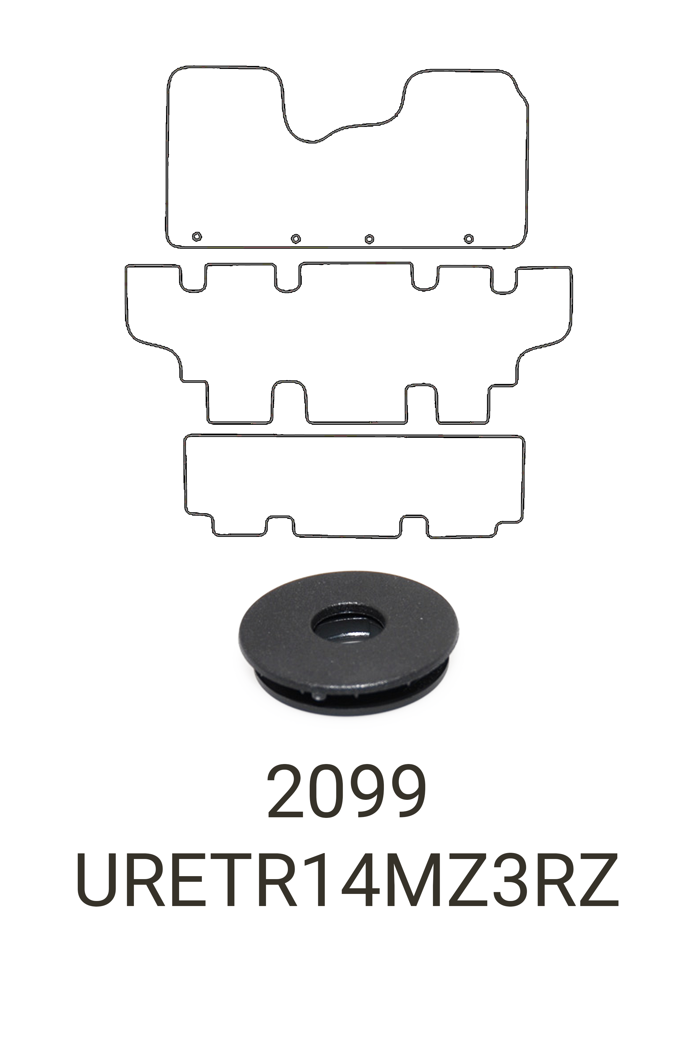 Fits Renault Trafic Passenger 2014+ Rubber Mats