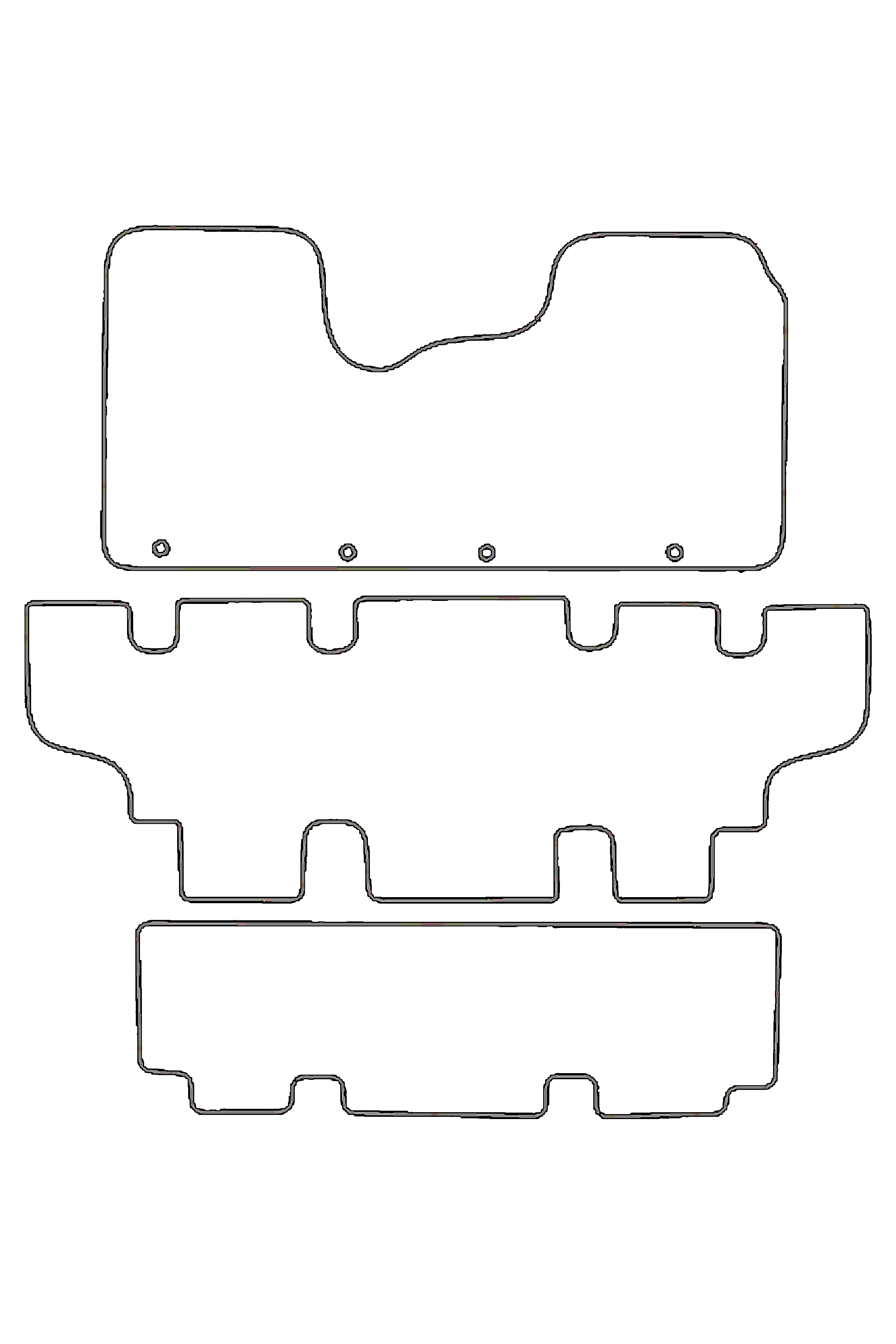Fits Vauxhall Vivaro Combi 2014-2019 Rubber Mats