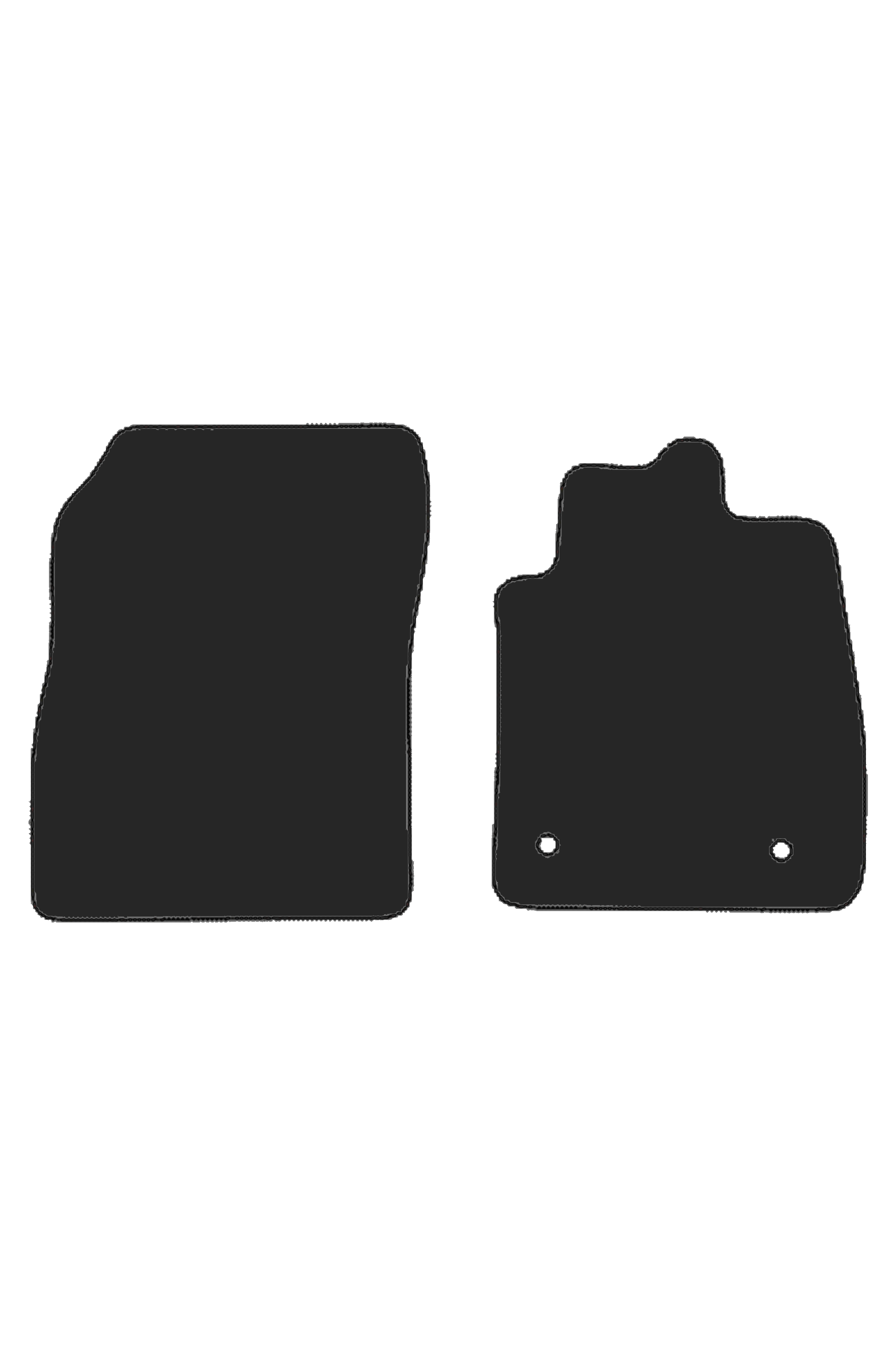 Fits Ford Fiesta Van 2018+ Front Rubber Mats