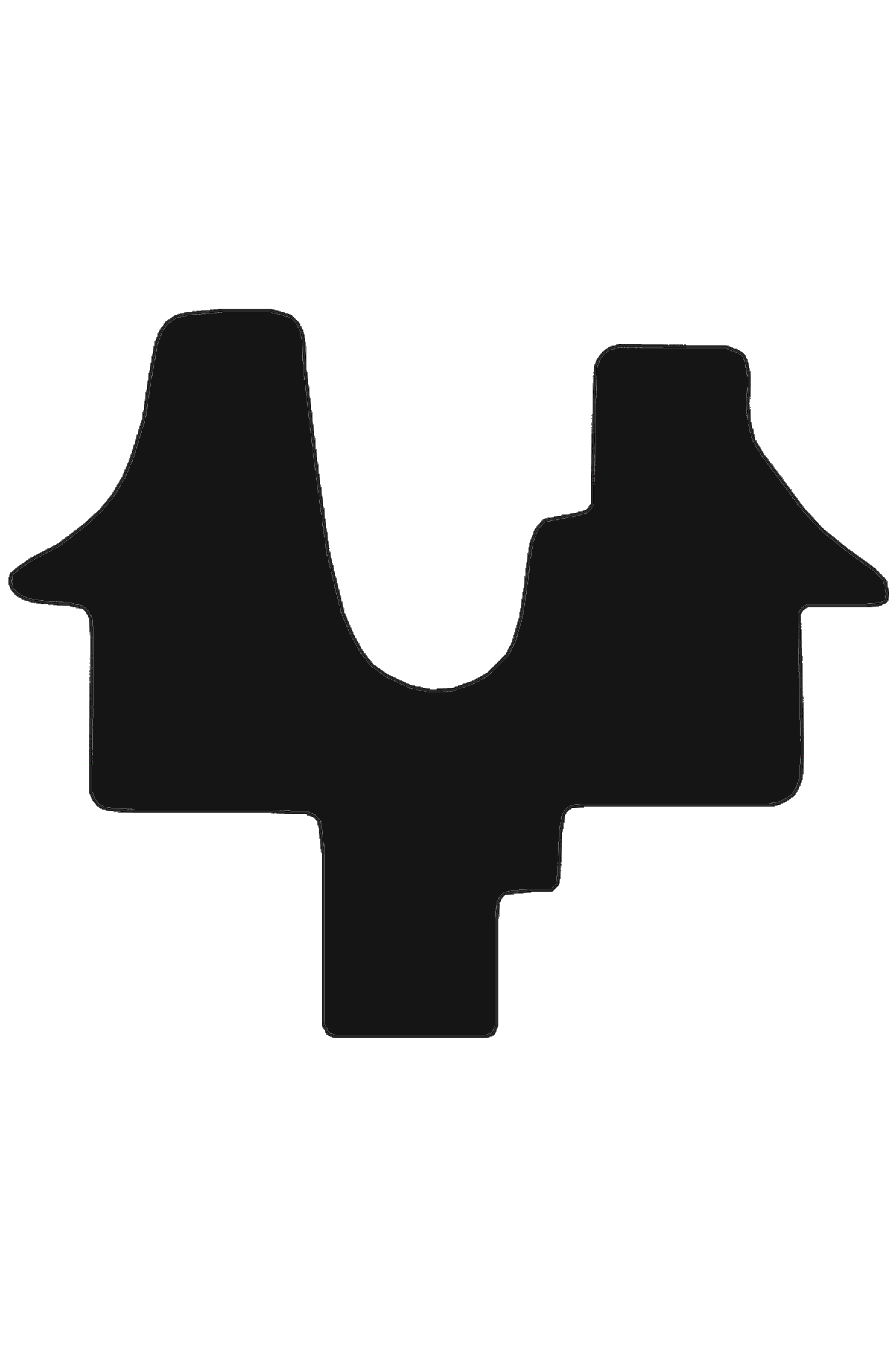 Fits VW Volkswagen T6 2015-2025 Front Rubber Mats