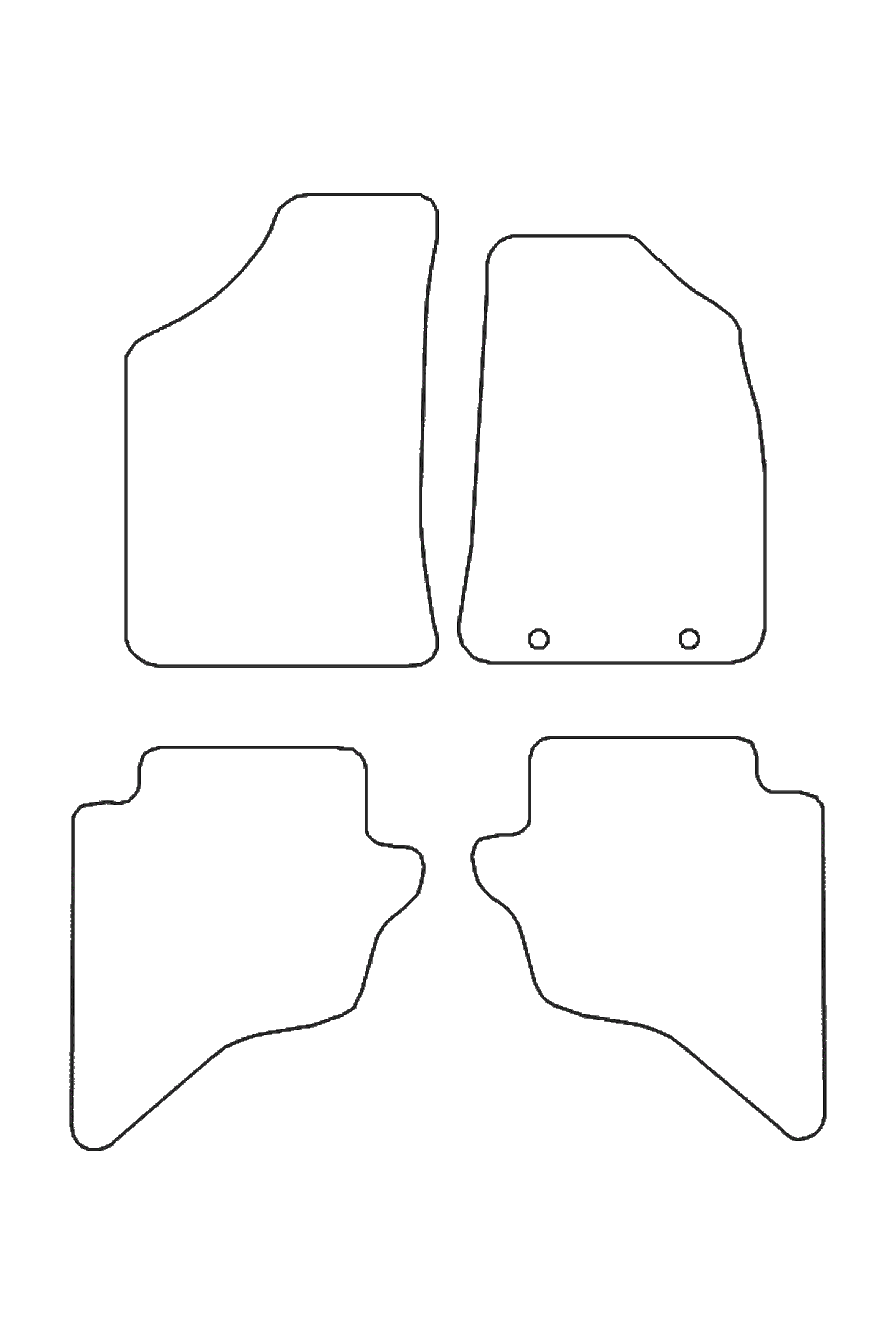 Fits Ford Ranger 1999-2006 Rubber Mats