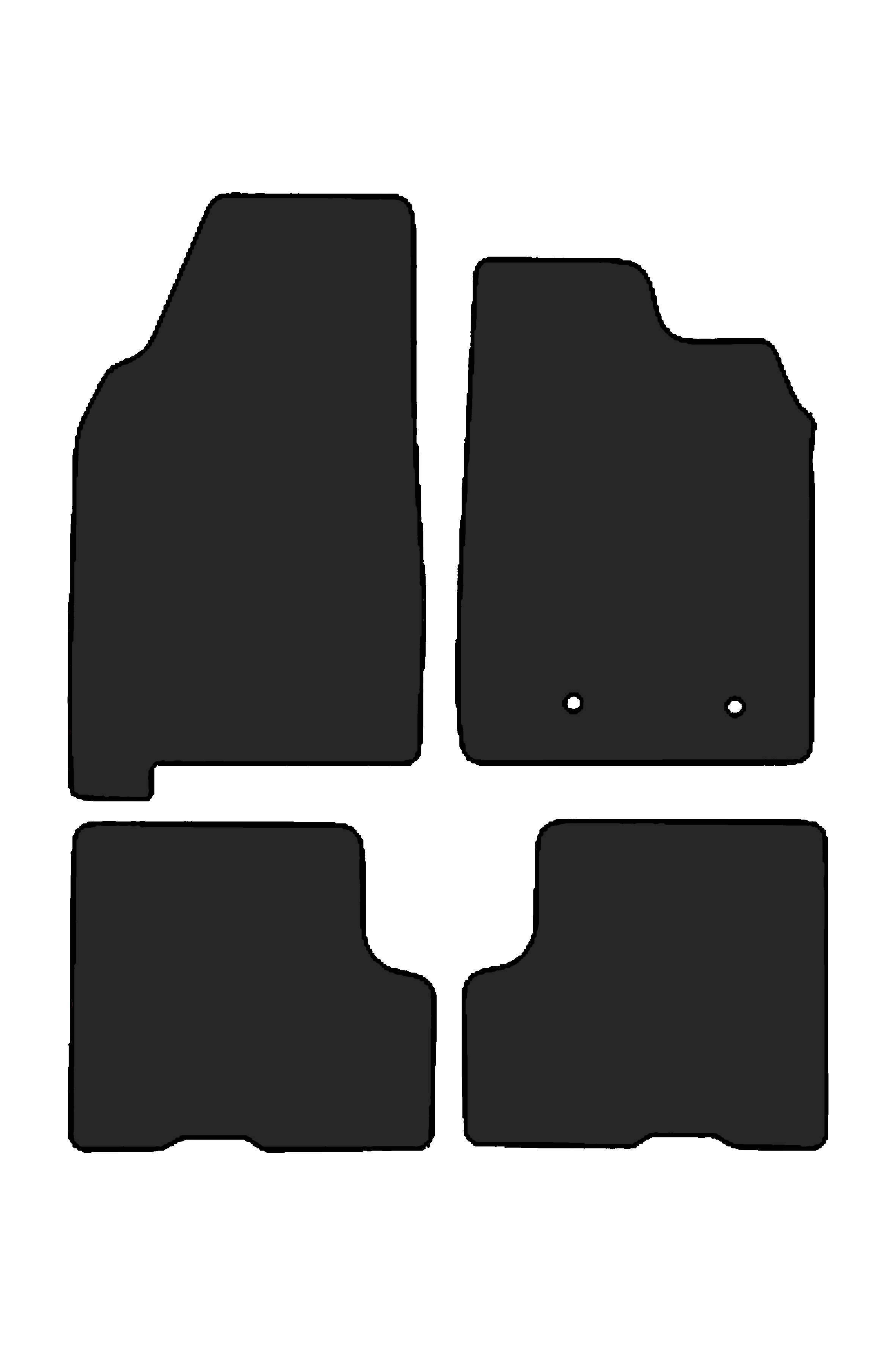 Fits Dacia Duster 2018-2024 Rubber Mats
