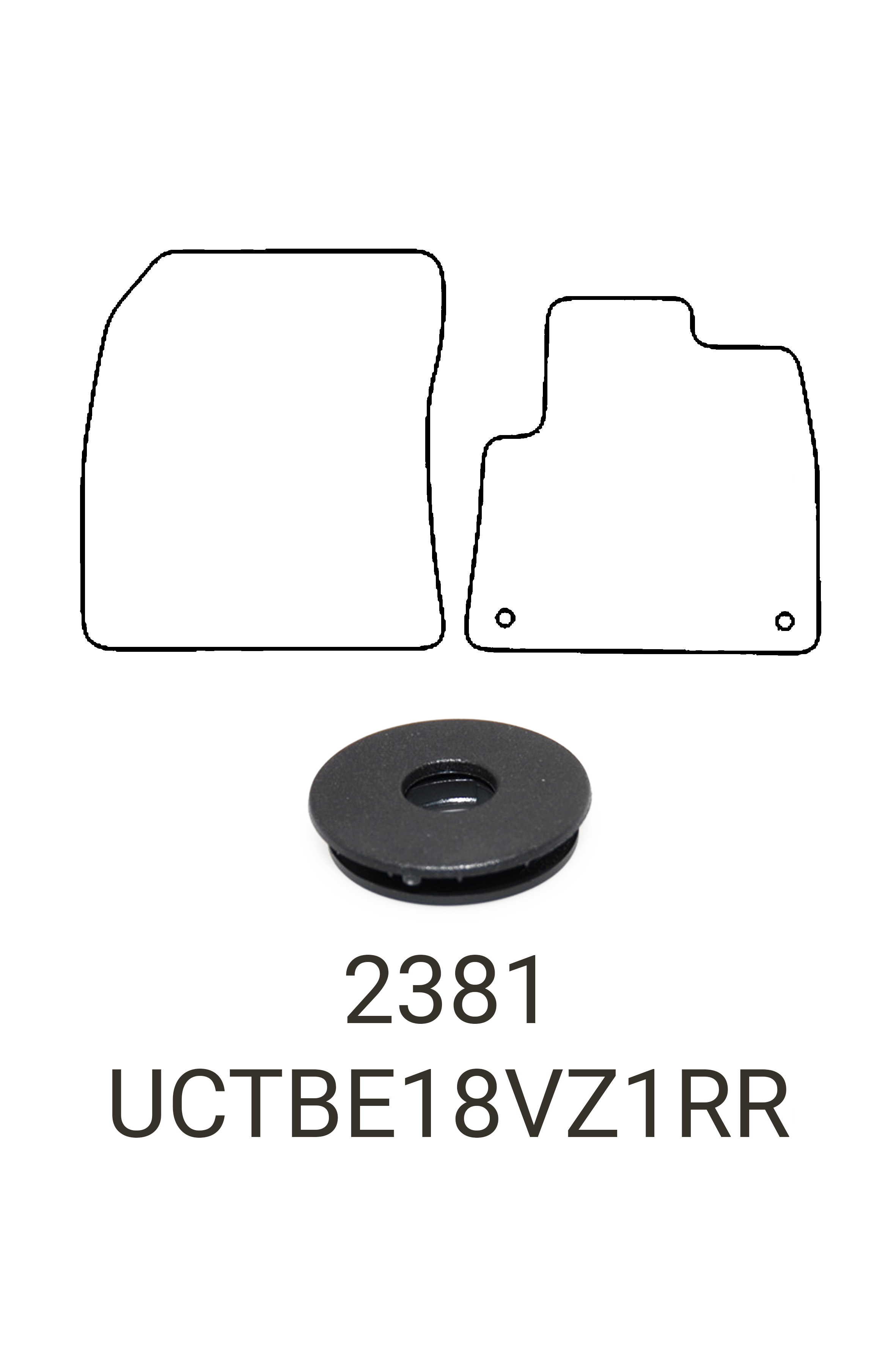 Fits Citroen Berlingo 2018+ Rubber Mats