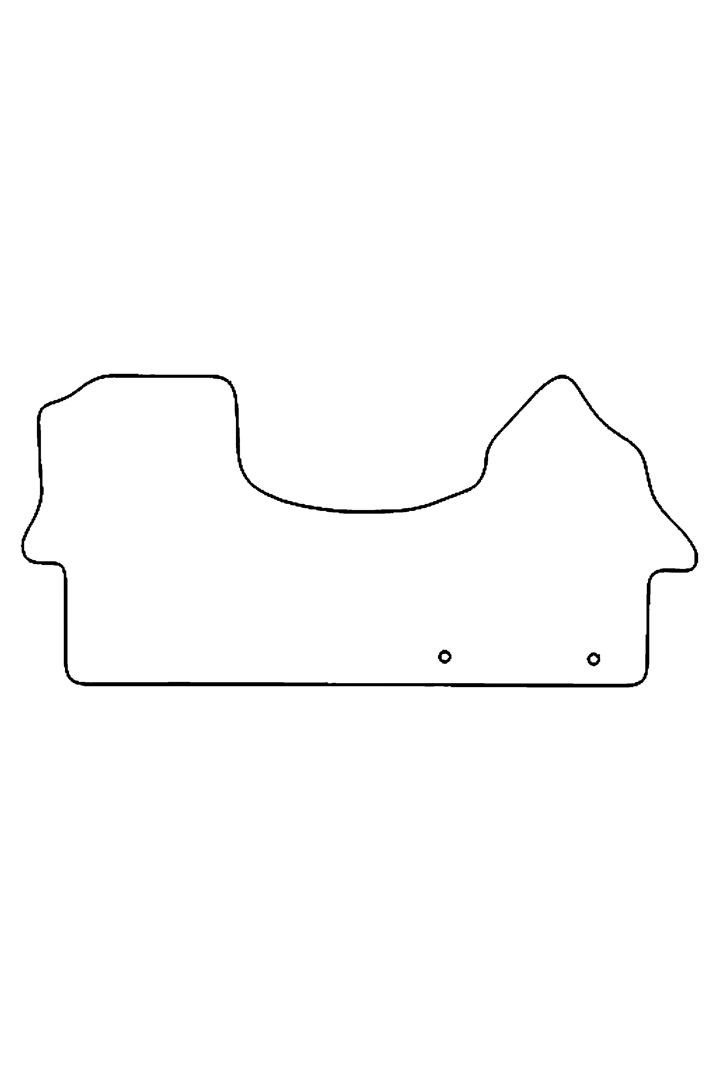 Fits Mercedes-Benz Sprinter 2018+ Front Rubber Mat