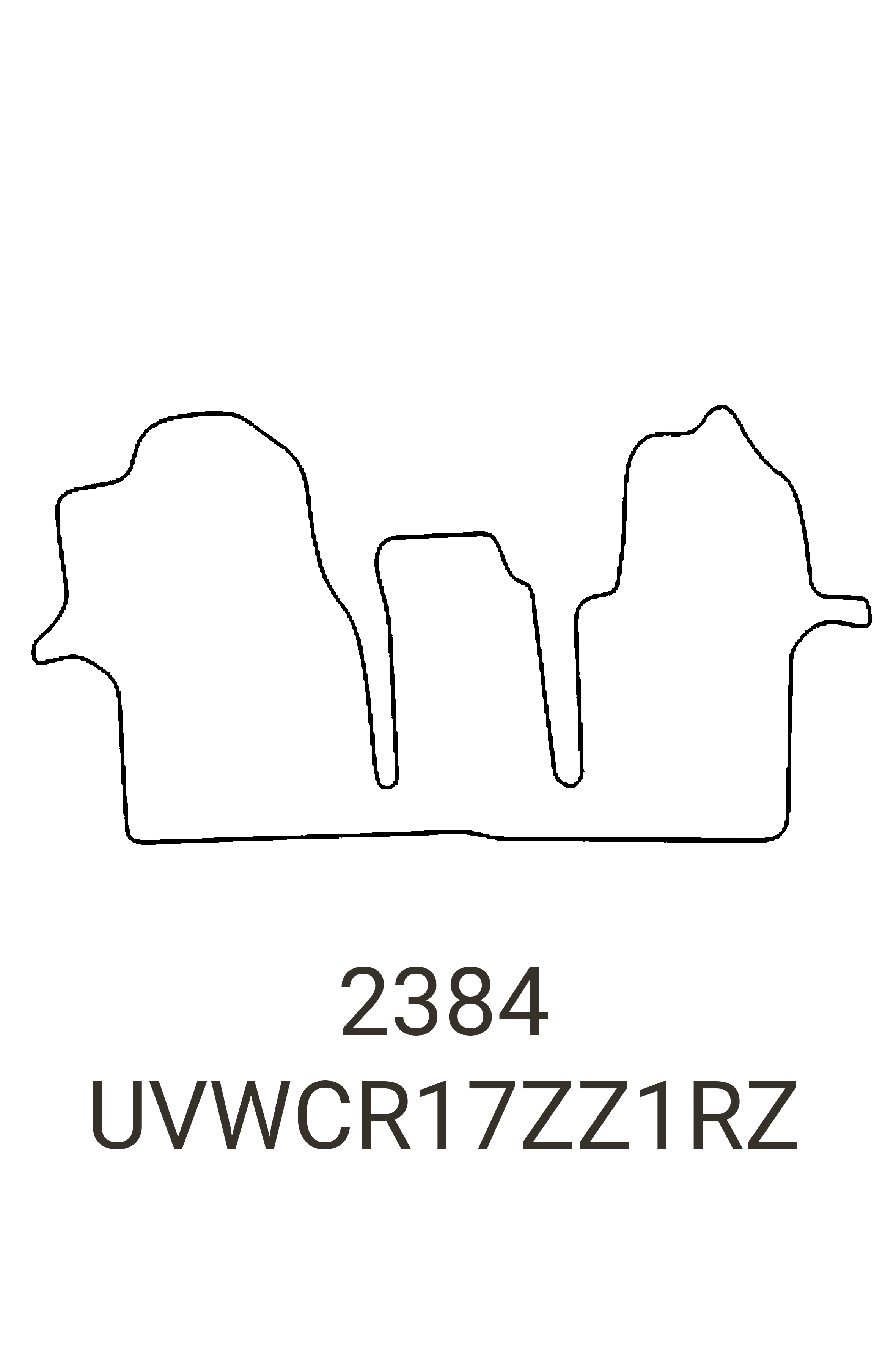 Fits VW Volkswagen Crafter 2017+ Front Rubber Mats