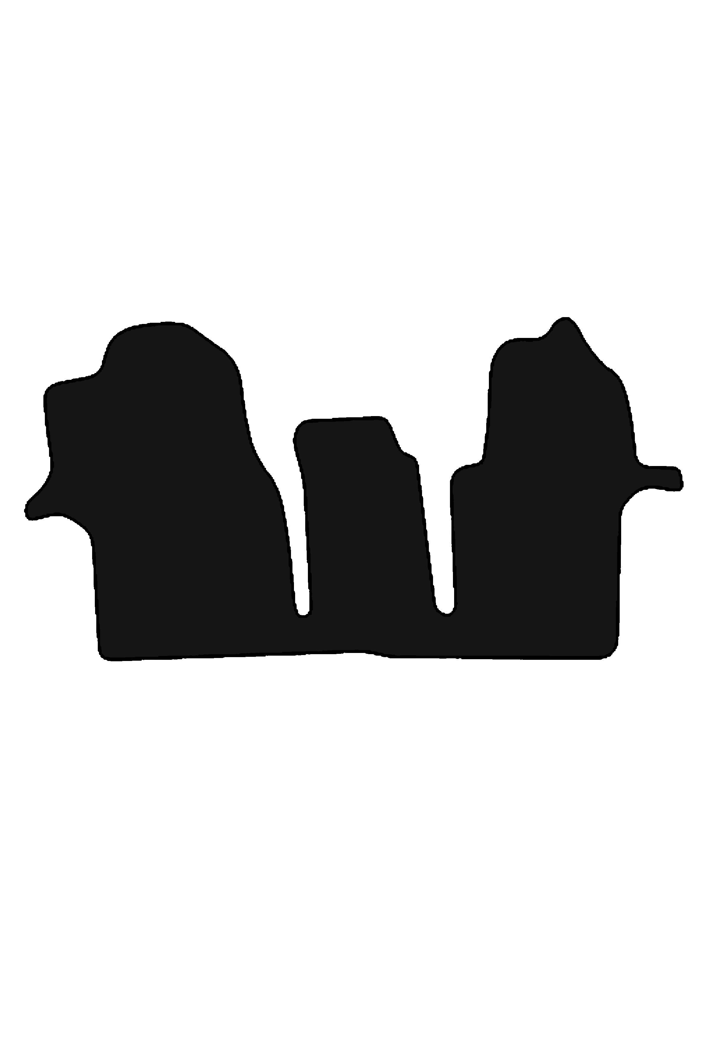 Fits MAN TGE 2017+ Front Rubber Mat