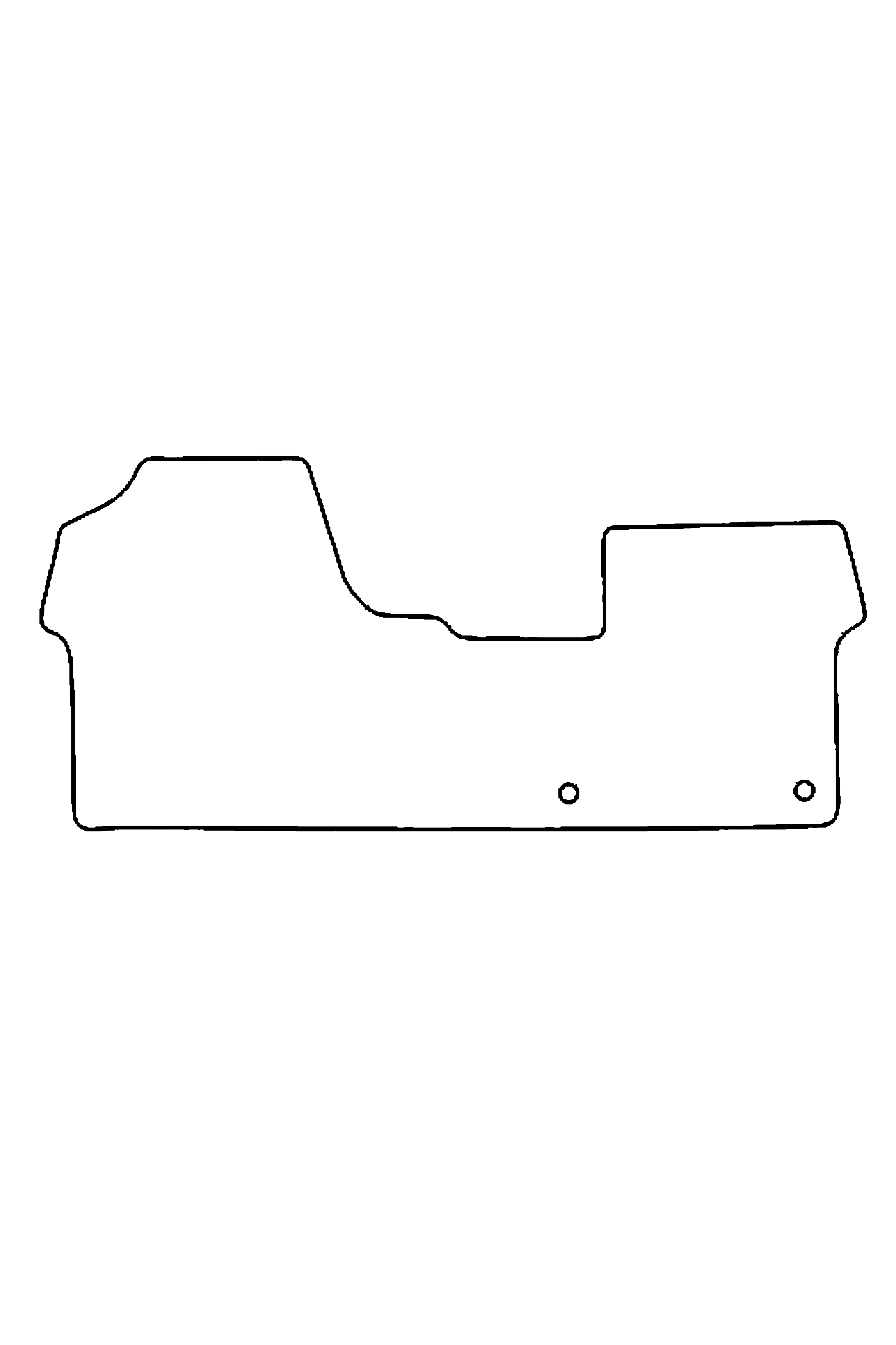 Fits Vauxhall Vivaro 2019+ Front Rubber Mat