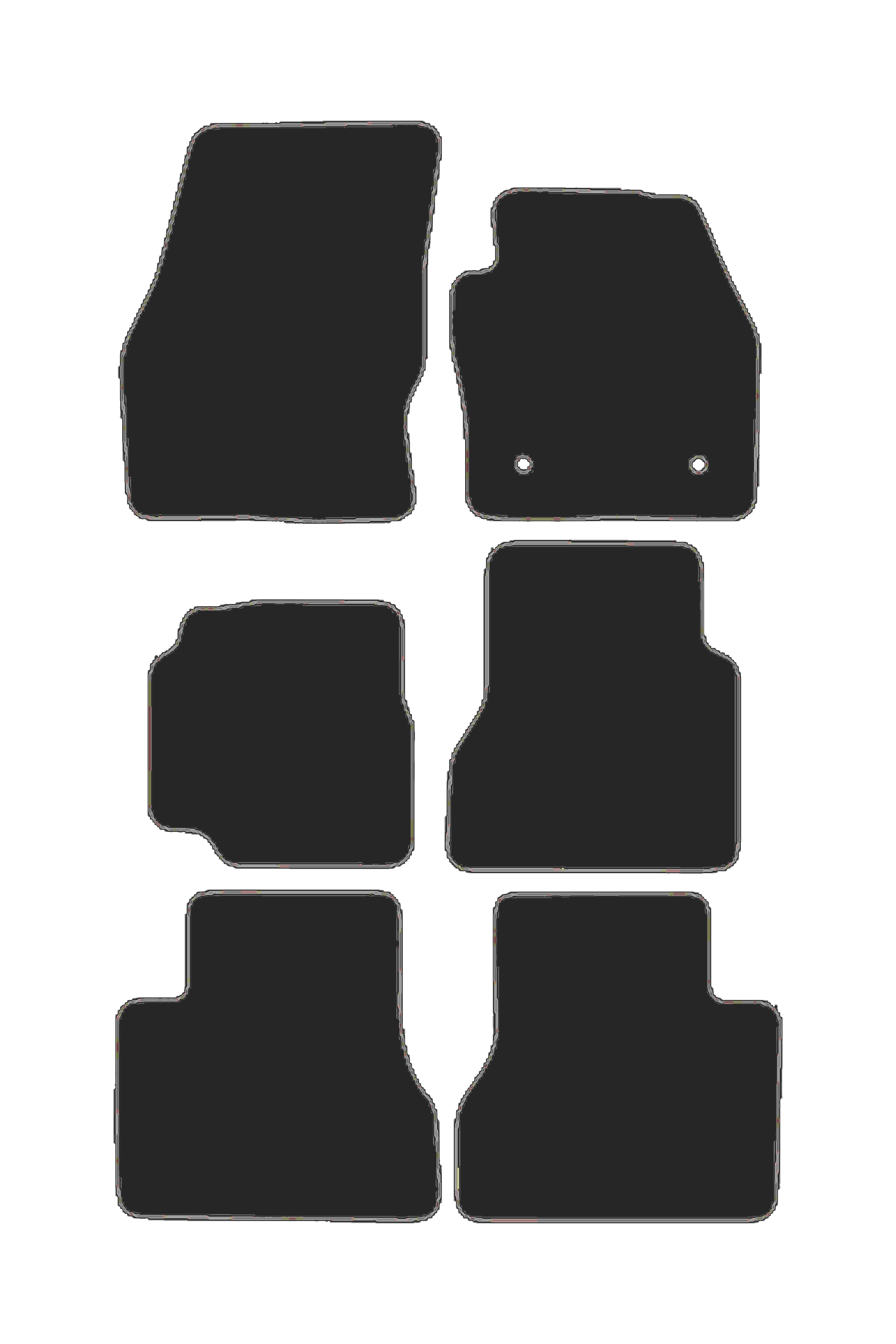 Fits Ford Grand Tourneo Connect LWB 2014-2024 Rubber Mats