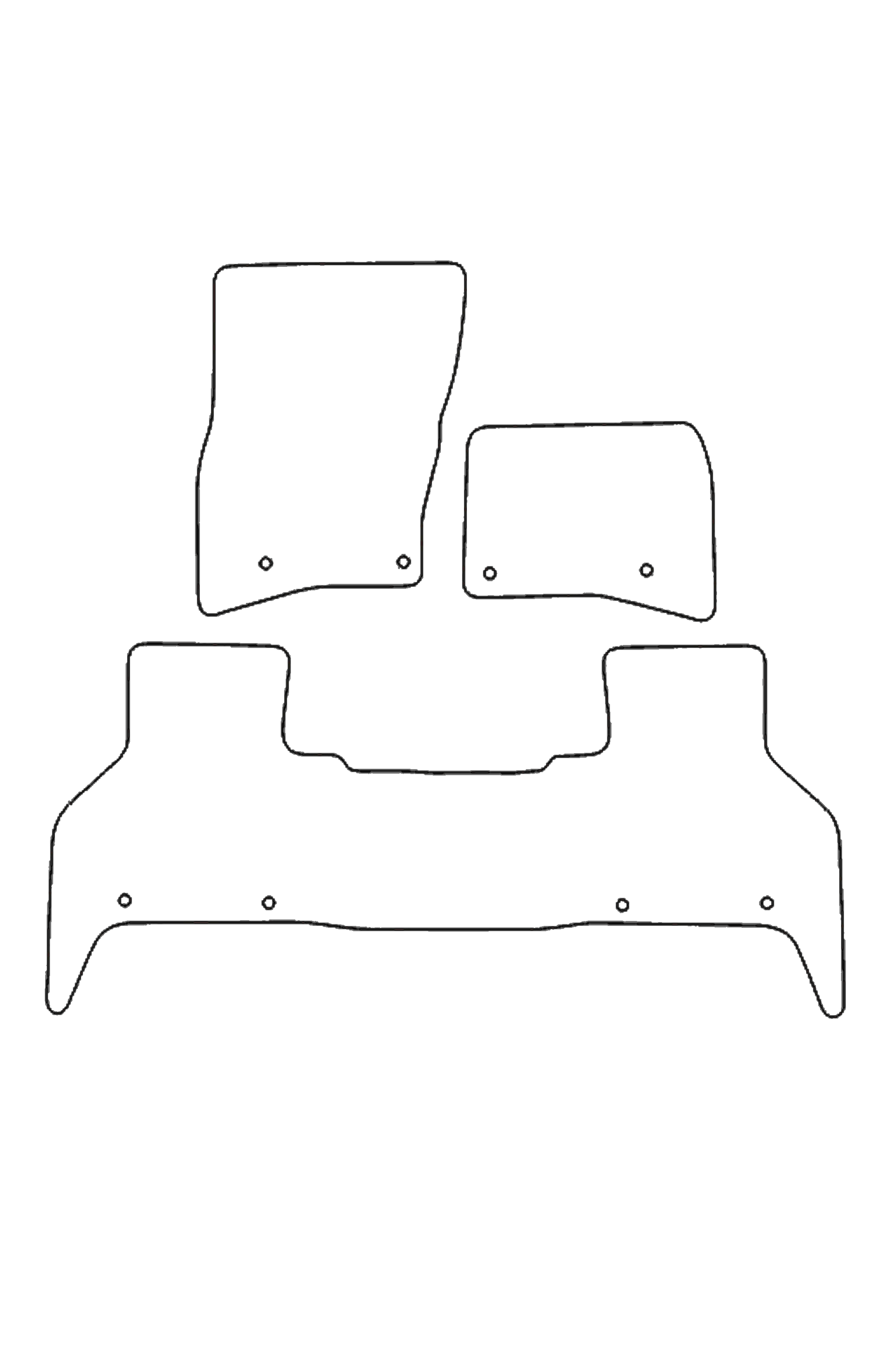 Fits Land Rover Defender 2020+ Rubber Mats