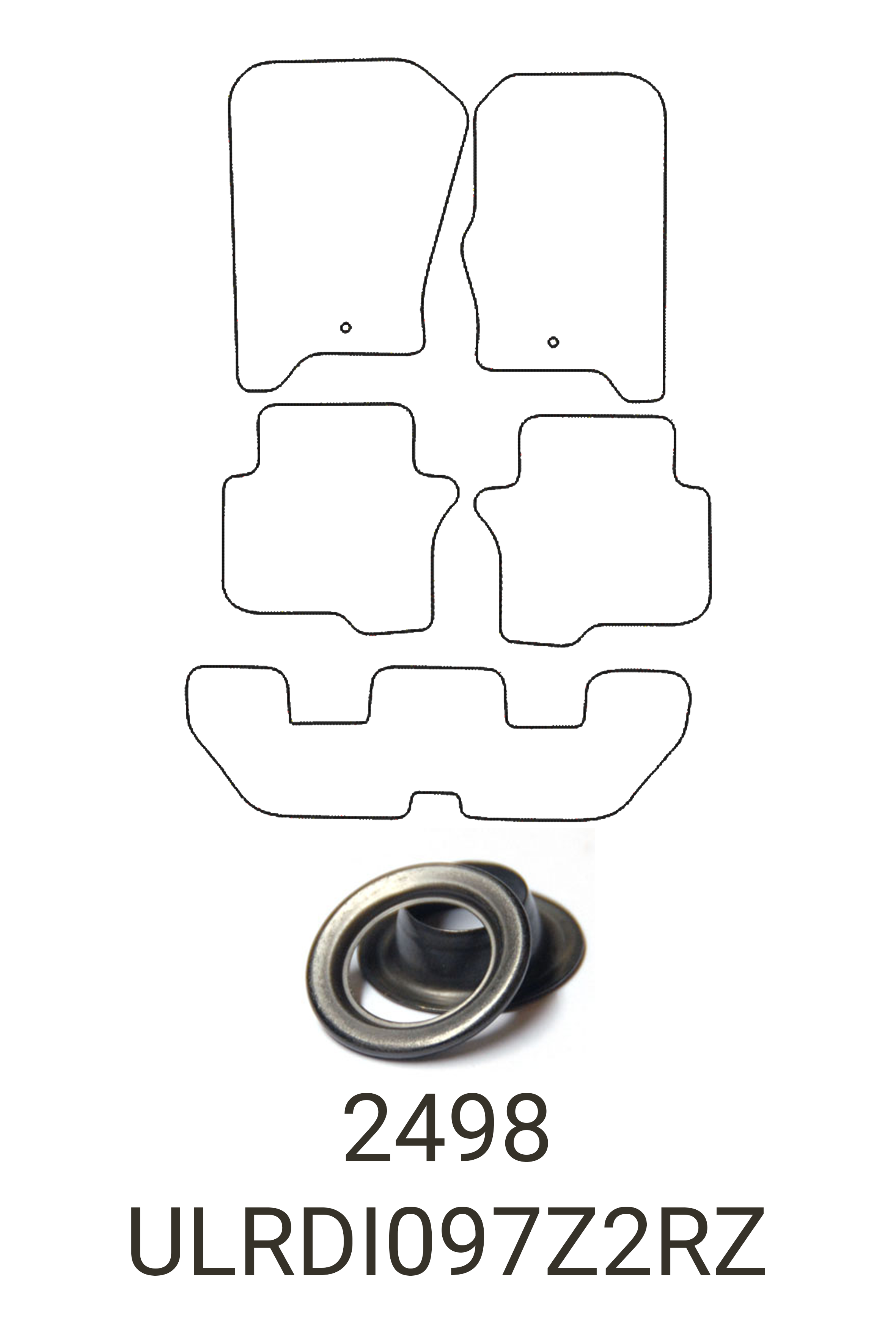 Fits Land Rover Discovery Series 4 Rubber Mats