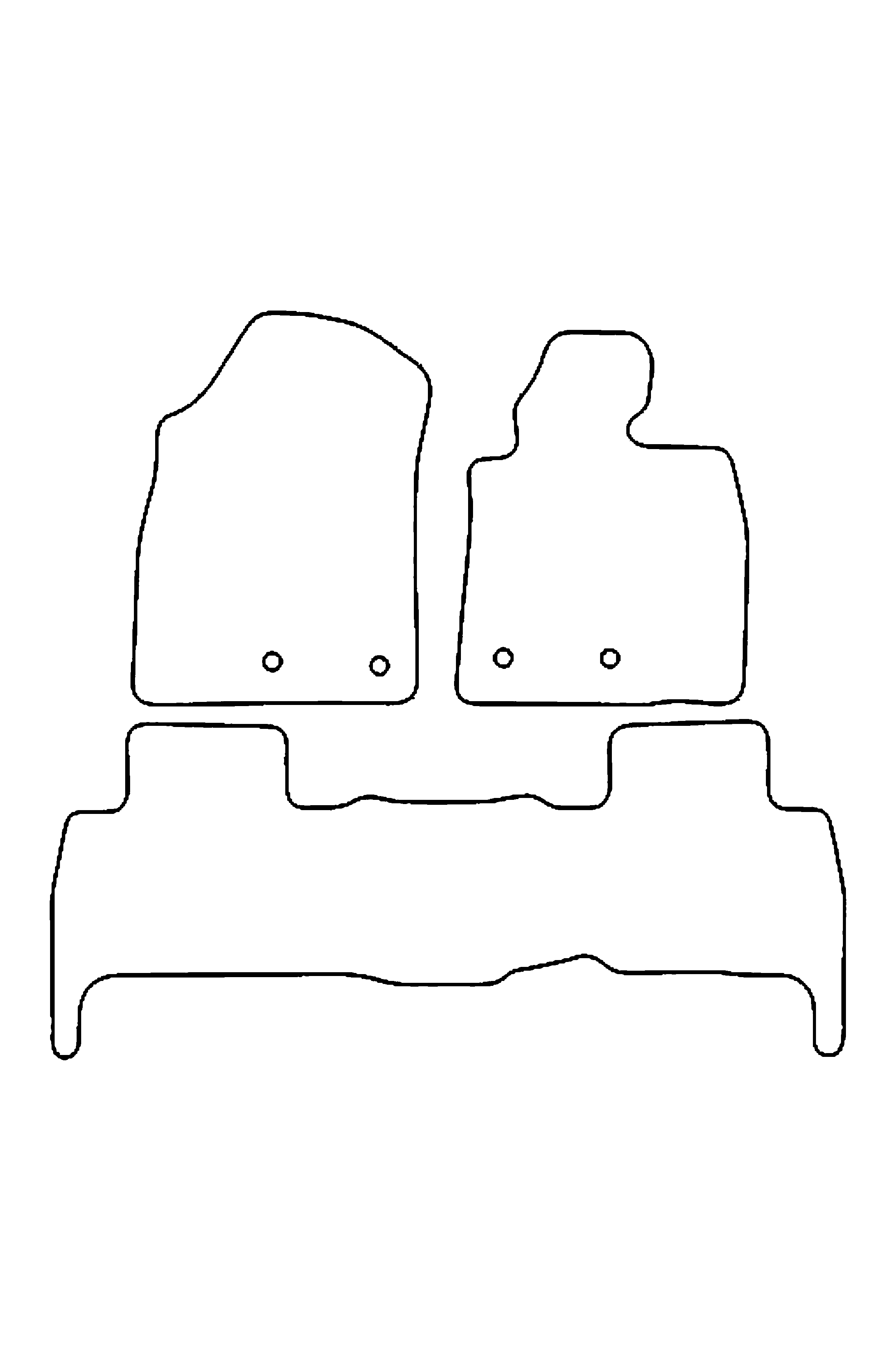 Fits Toyota Land Cruiser 2013-2020 Rubber Mats