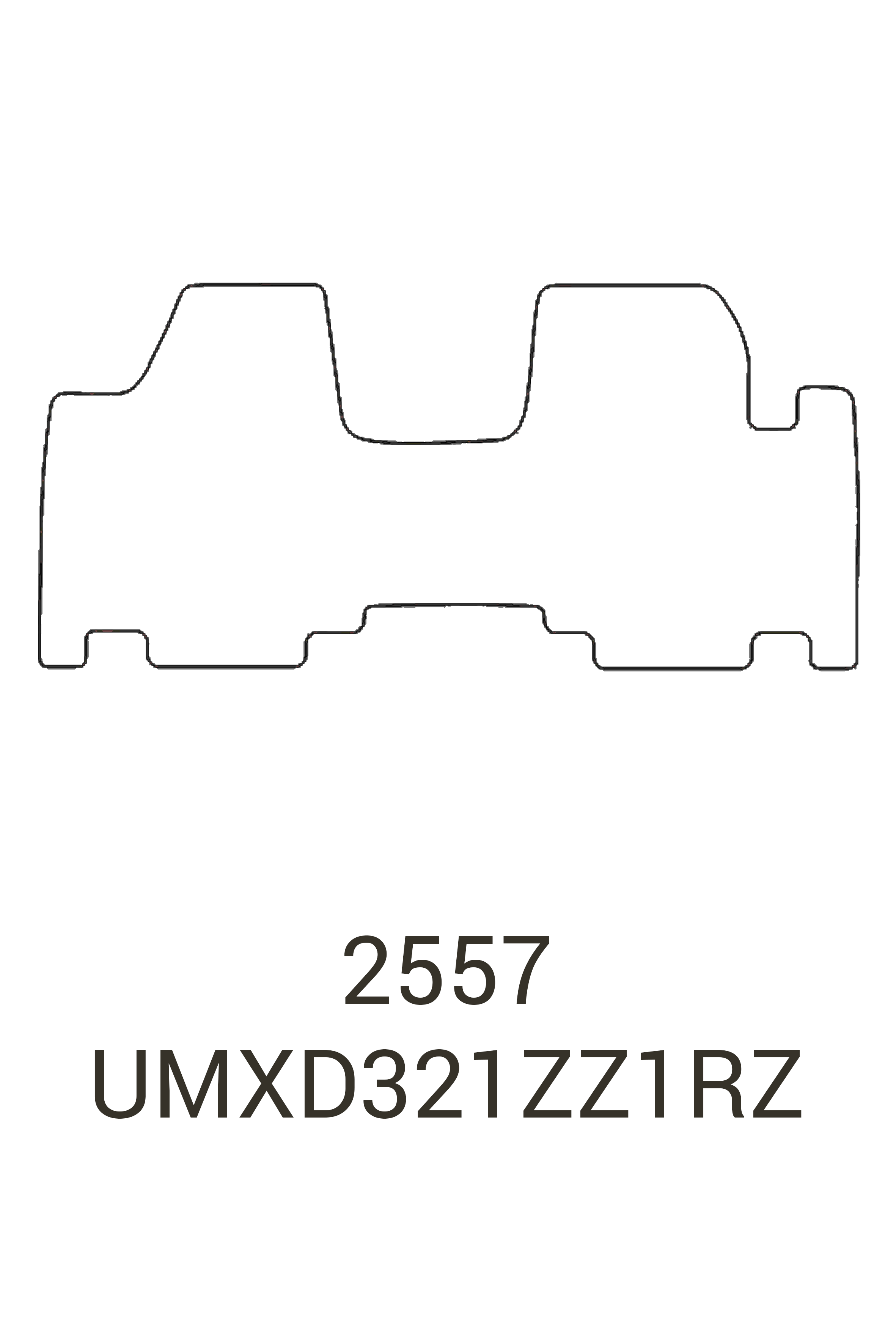 Fits Maxus eDeliver 3 2020+ Front Rubber Mat
